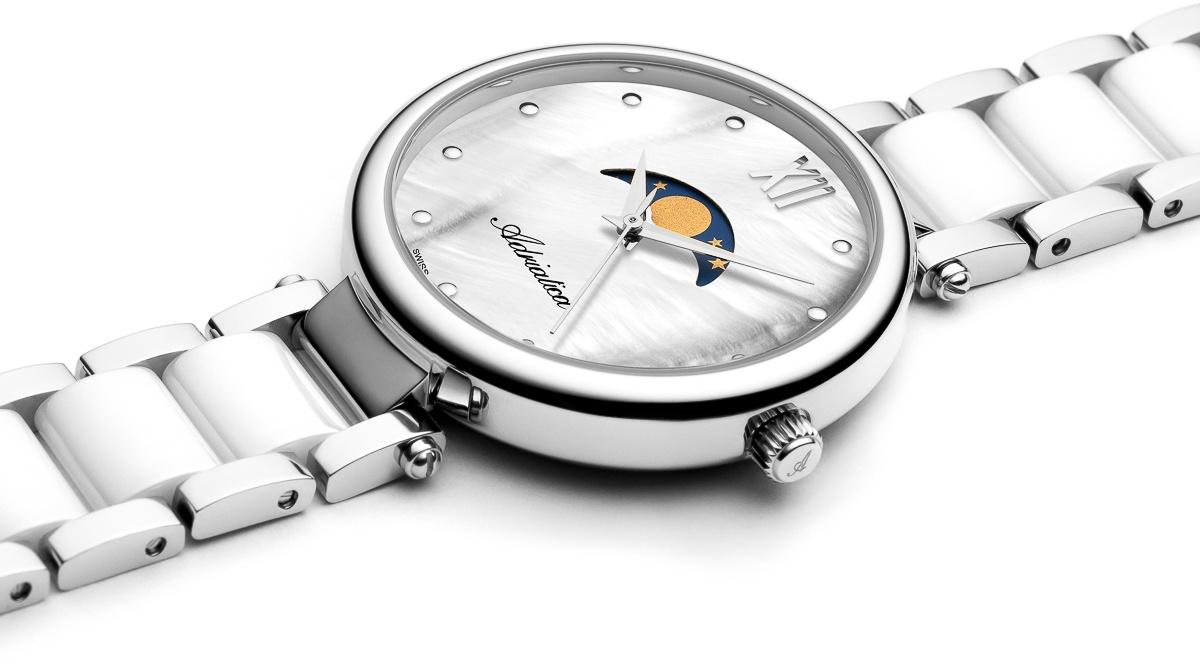 Adriatica A3705C18FQM zegarek elegancki Bransoleta