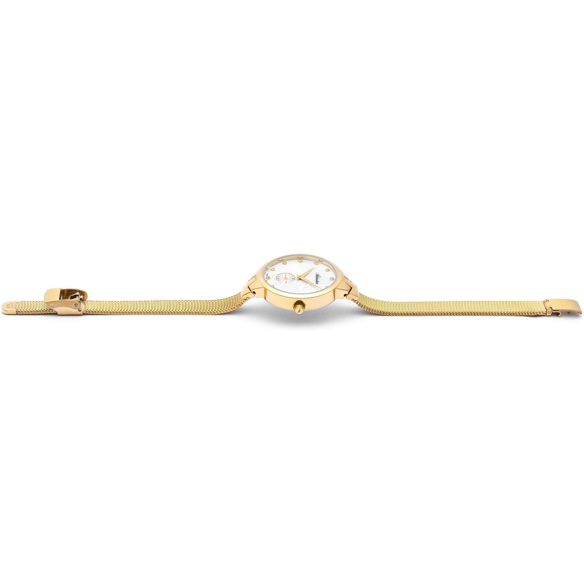 Adriatica A3719114FQ Fashion Bransoleta elegancki zegarek złoty - miniatura 9