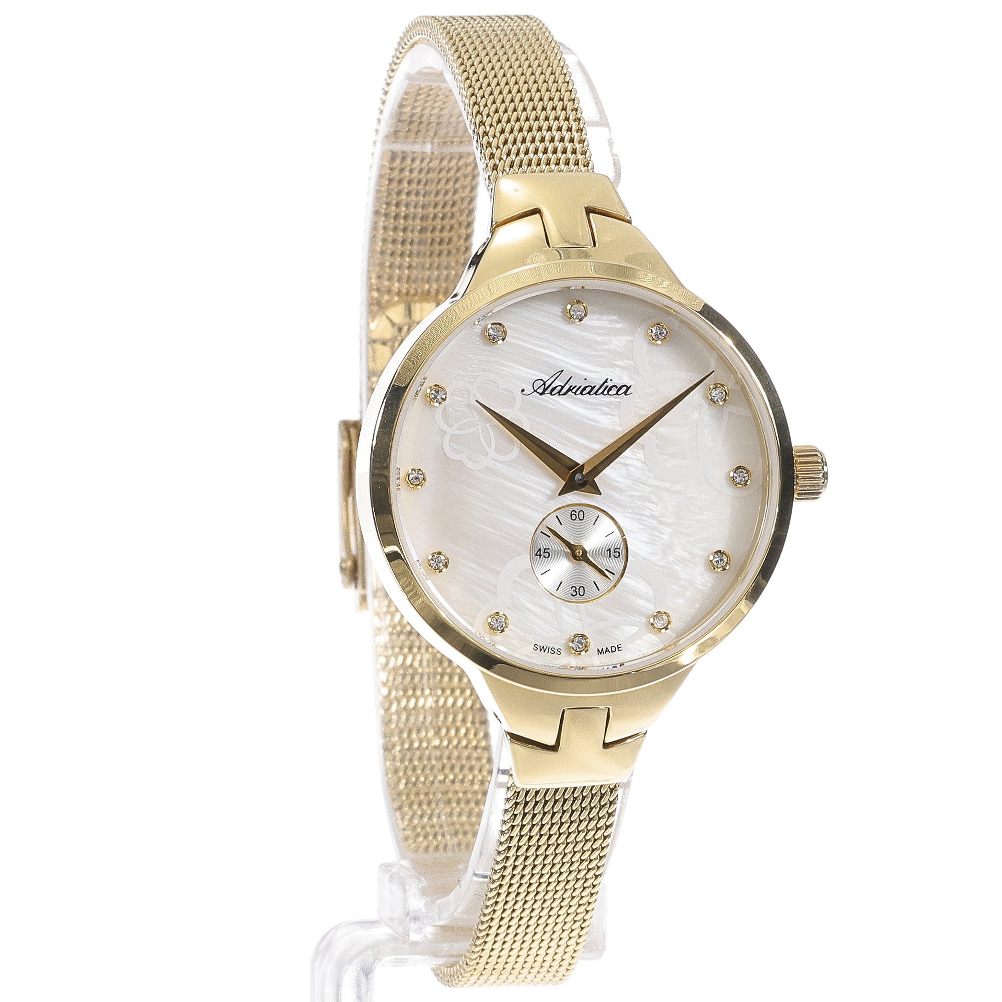 Adriatica A3719114FQ zegarek złoty elegancki Bransoleta bransoleta - miniatura 3