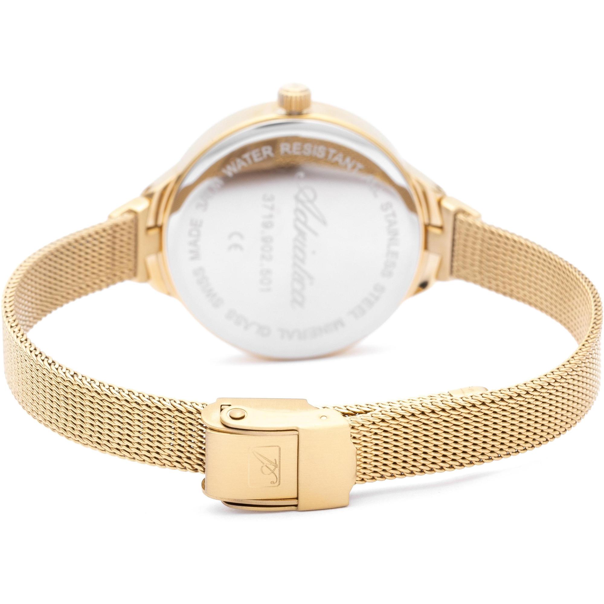 Adriatica A3719114SQ Bransoleta Fashion zegarek damski elegancki mineralne