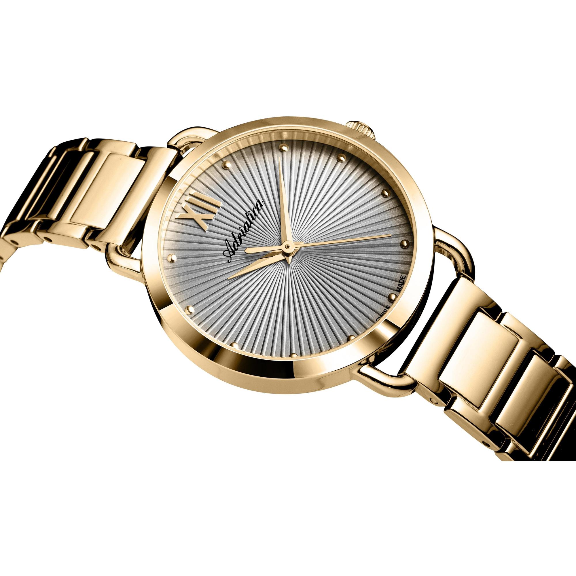 Adriatica A37291187Q Bransoleta Fashion zegarek damski klasyczny mineralne