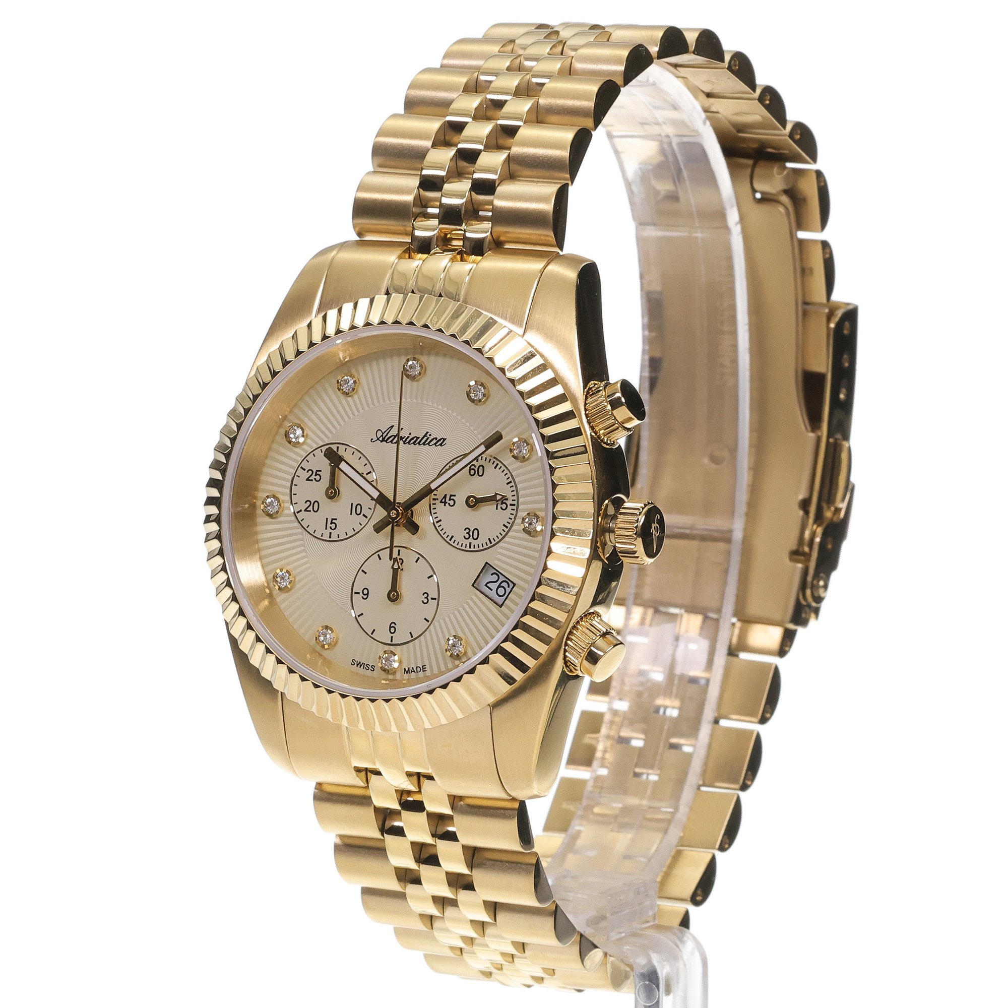 Adriatica A38091141CH Classic Chronograph zegarek klasyczny Damskie