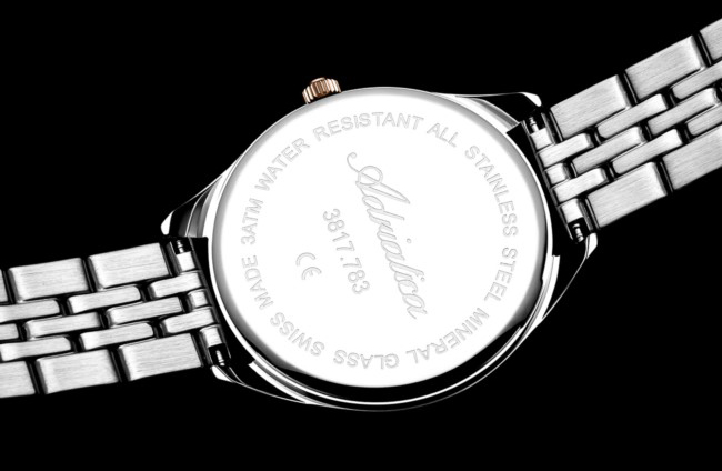 Adriatica A3817R1RFQ Bransoleta zegarek damski elegancki mineralne