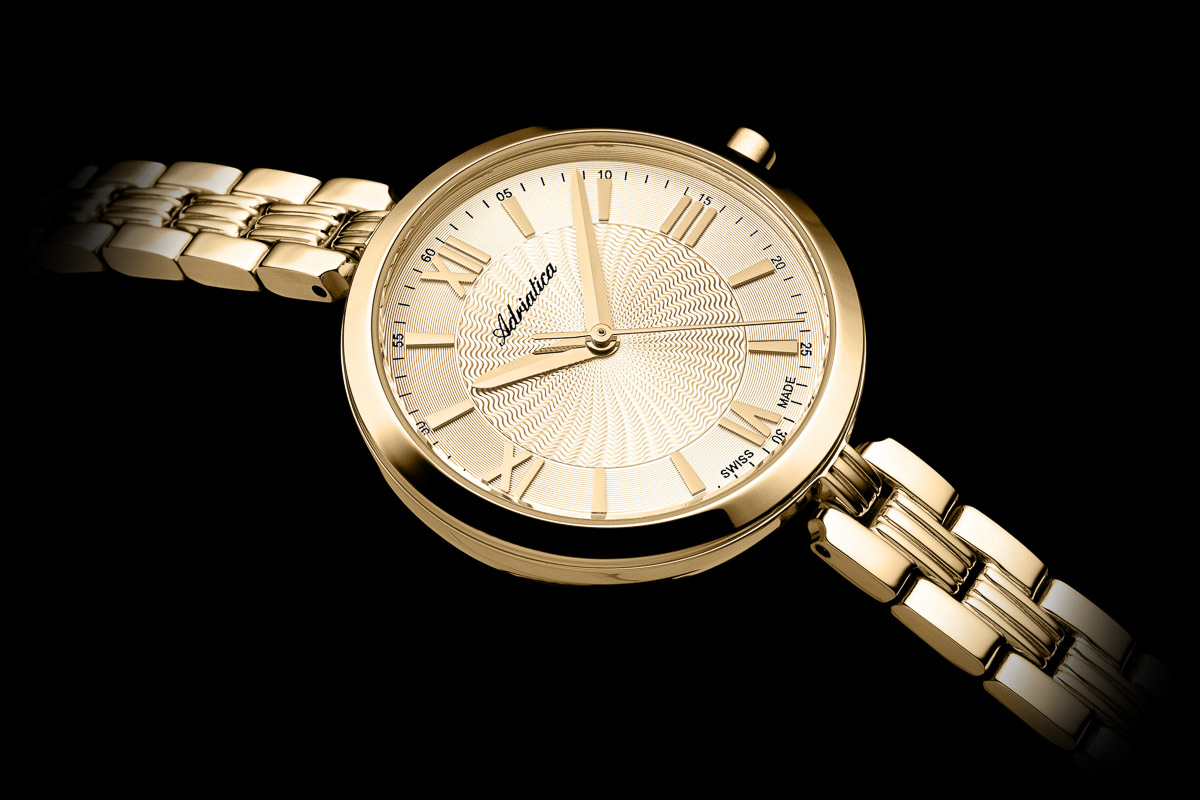 Adriatica A38281161Q zegarek złoty klasyczny Bransoleta bransoleta - miniatura 5