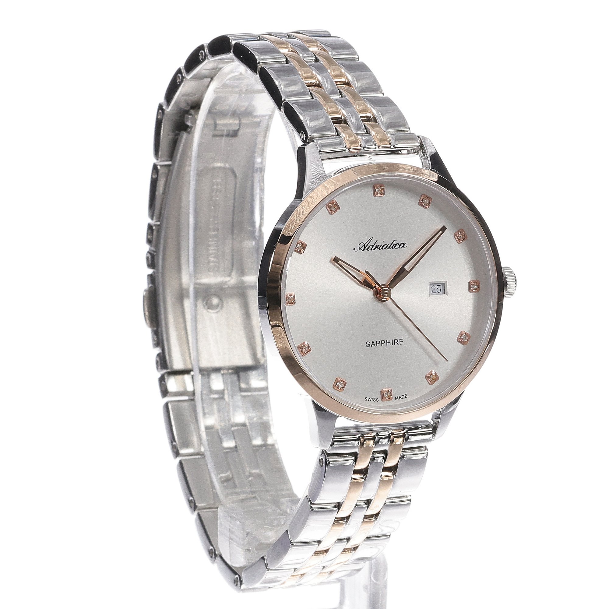 Adriatica A3831R143Q Damskie elegancki zegarek srebrny - miniatura 9