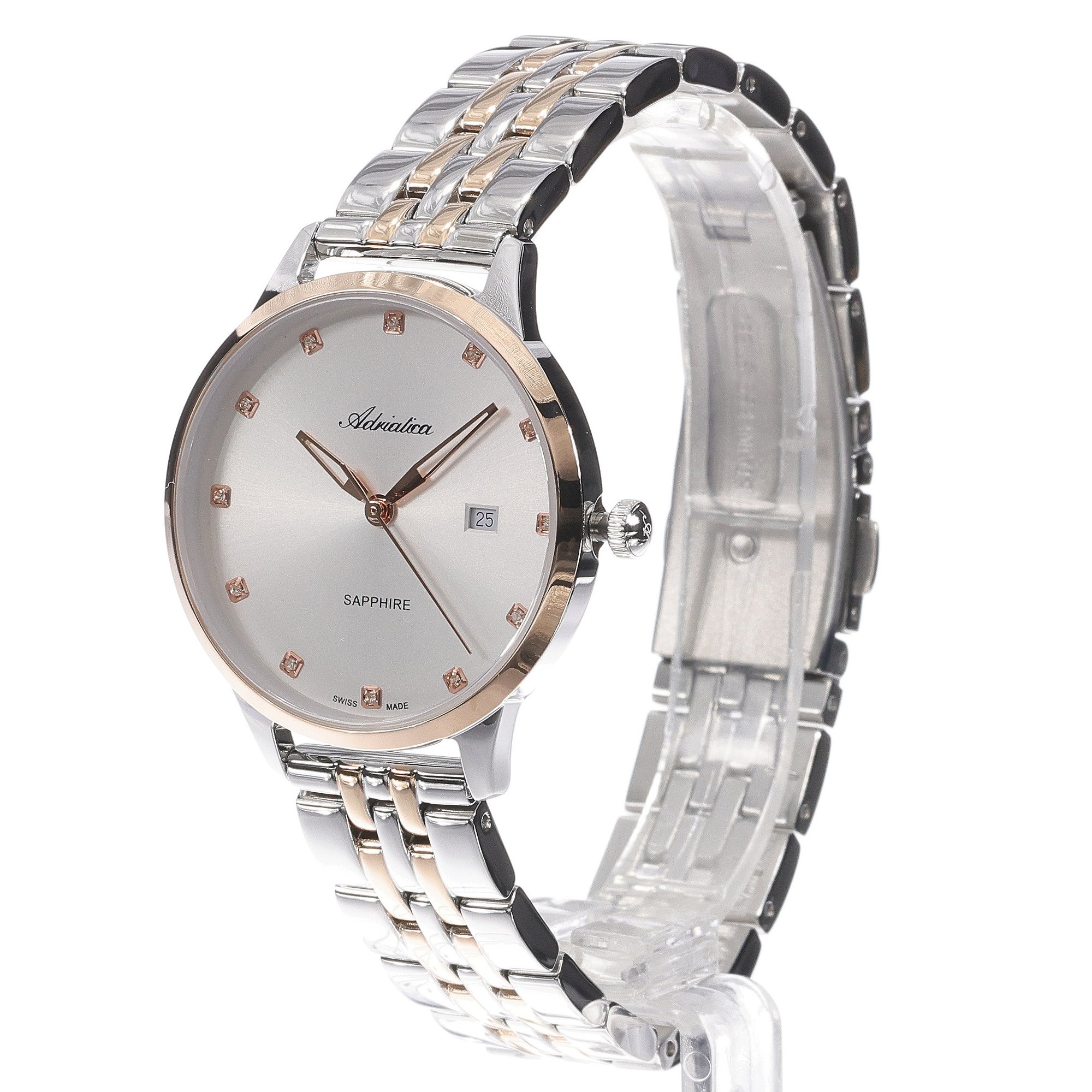 Adriatica A3831R143Q Damskie elegancki zegarek srebrny - miniatura 11