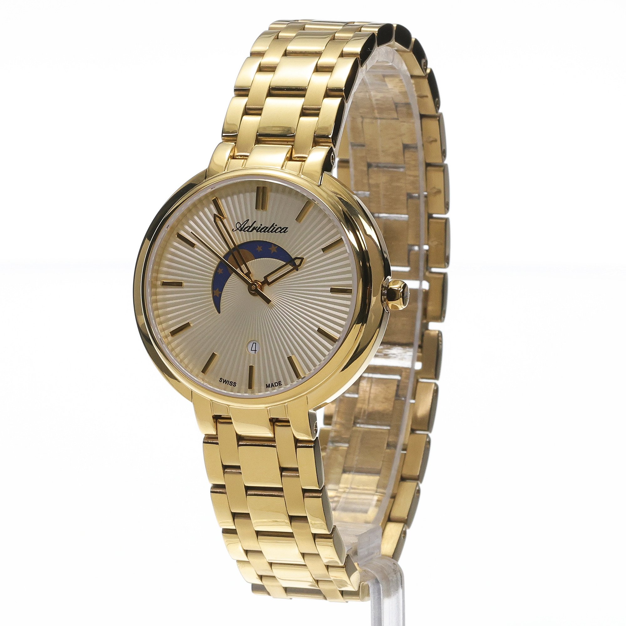 Adriatica A38351111Q Elegance Ladies Moonphase zegarek klasyczny Damskie