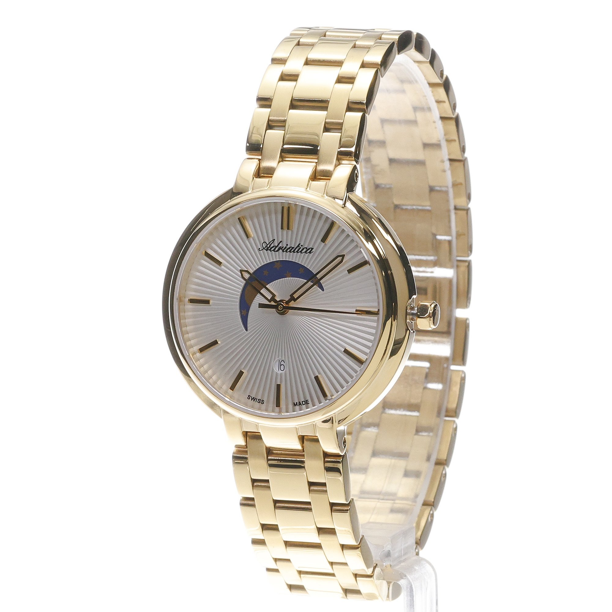 Adriatica A38351113Q Elegance Ladies Moonphase zegarek klasyczny Damskie