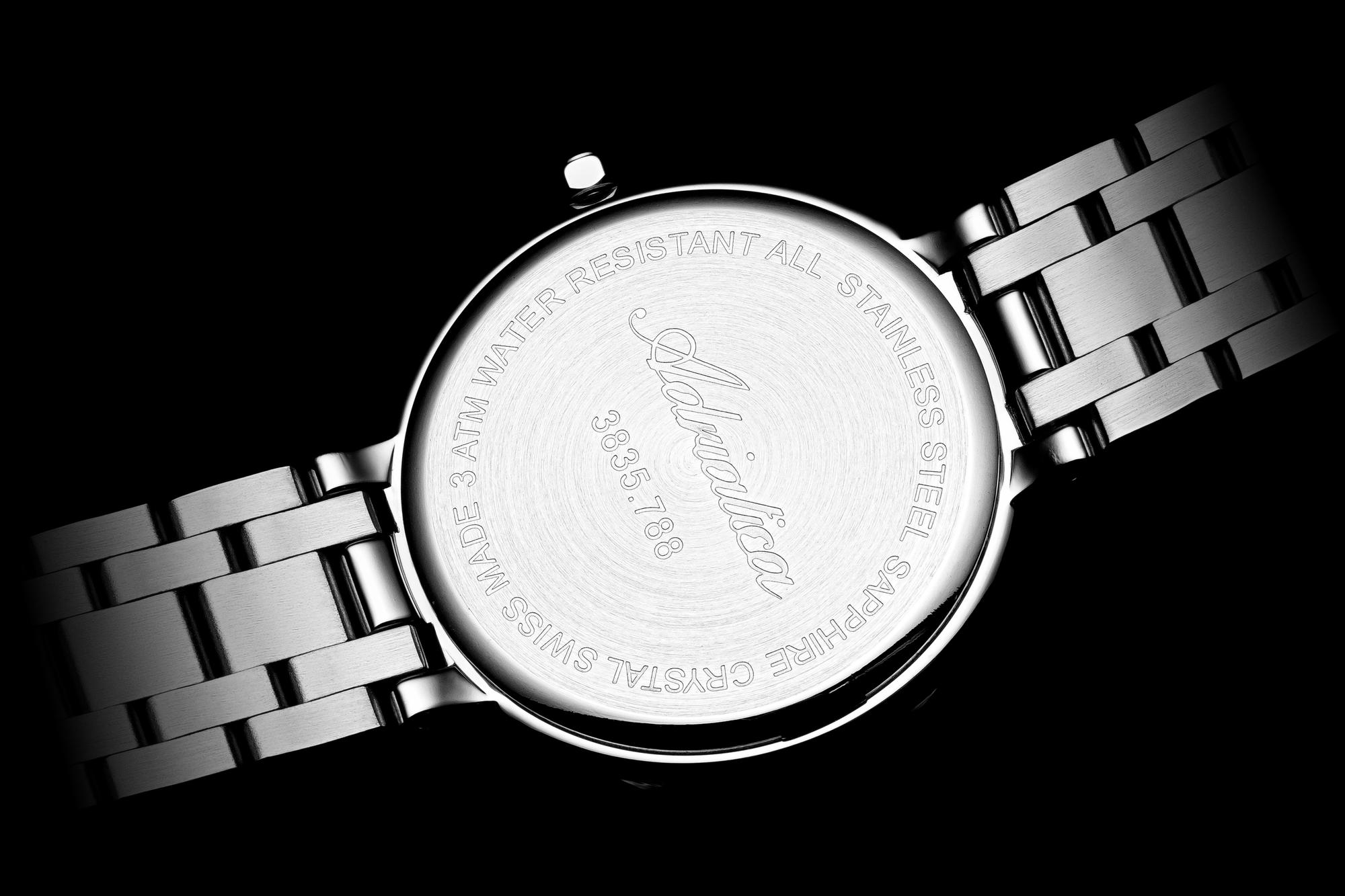 Adriatica A38355114Q Damskie Elegance Ladies Moonphase zegarek damski klasyczny szafirowe - miniatura 8