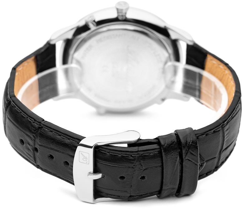 Adriatica A82695253QF Pasek Moonphase zegarek męski klasyczny mineralne