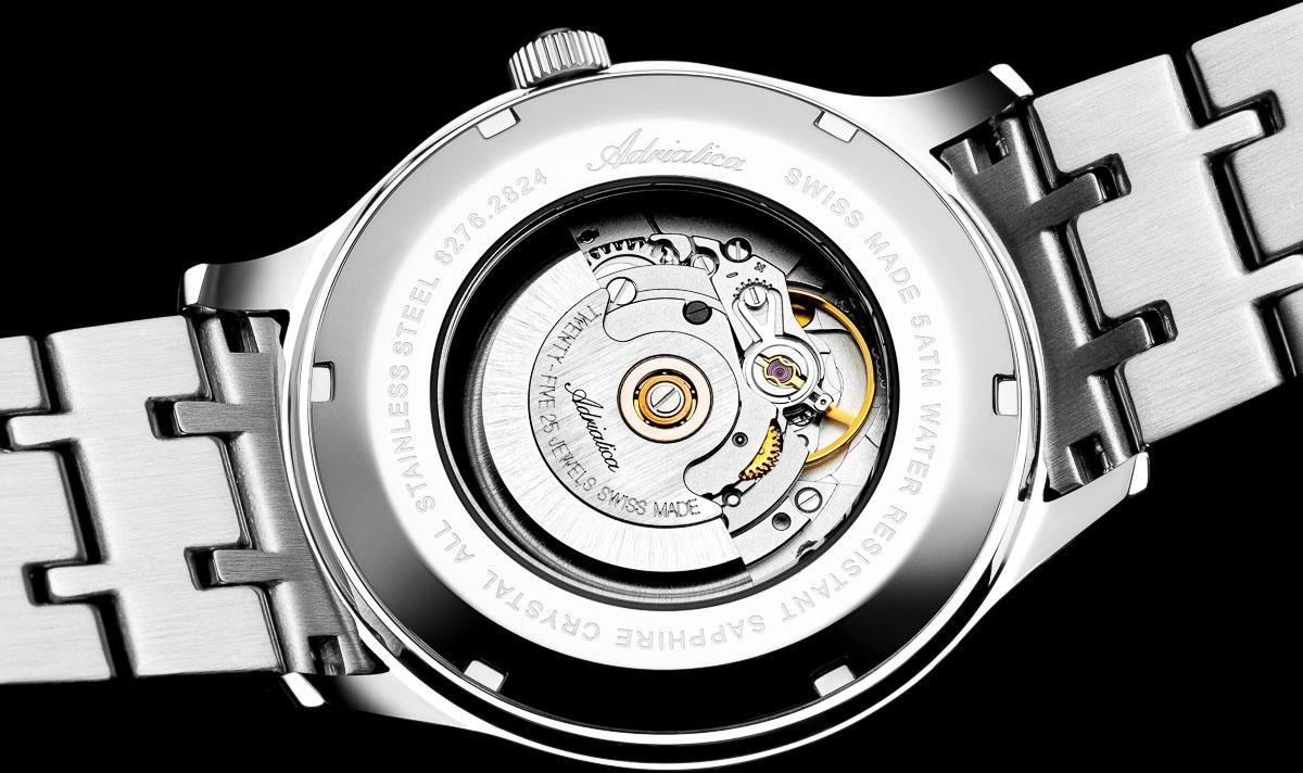 Adriatica A827651B3A męski zegarek Automatic bransoleta