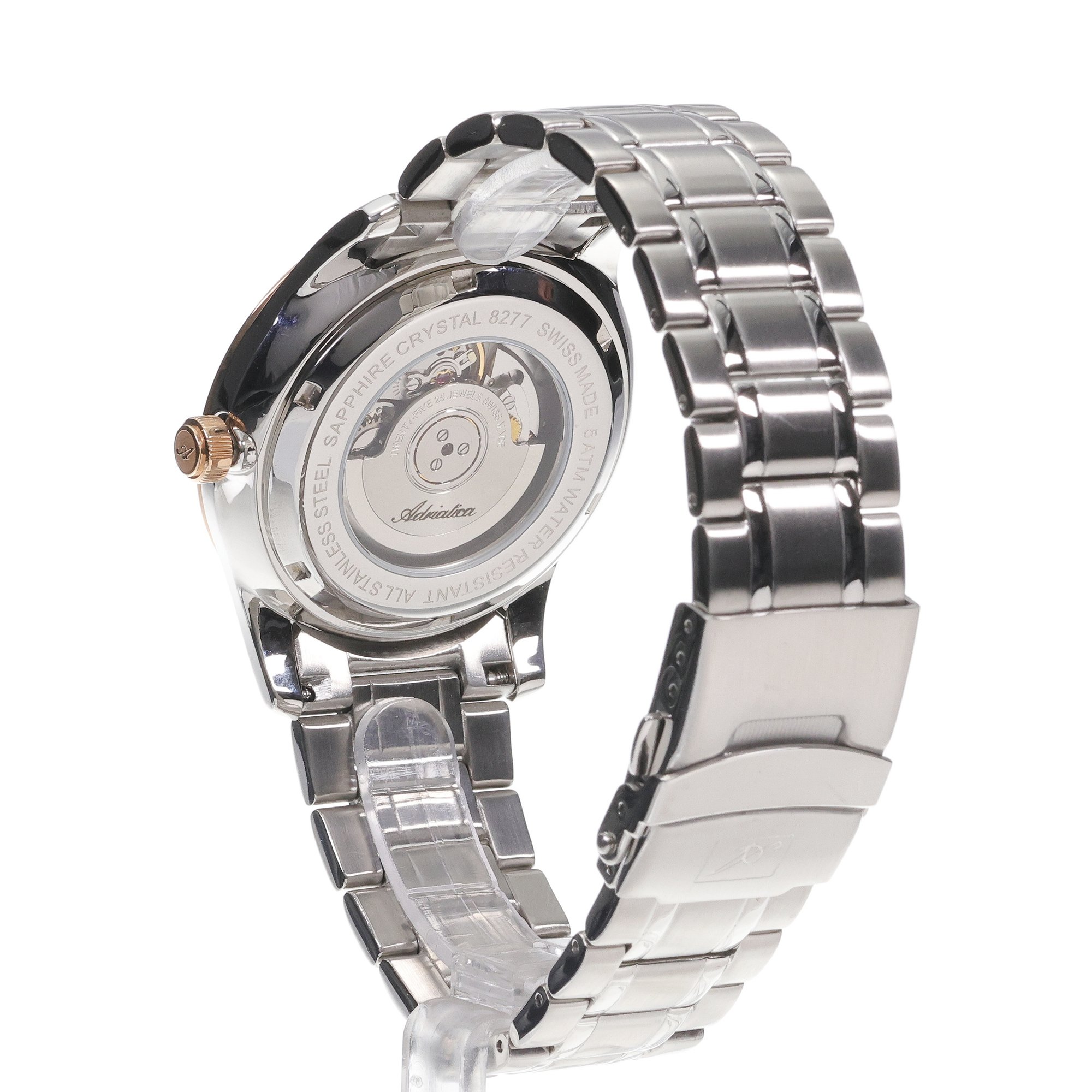 Adriatica A8277R113A męski zegarek Automatic bransoleta