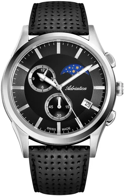 Adriatica A82825214CH Pasek Moonphase Chronograph