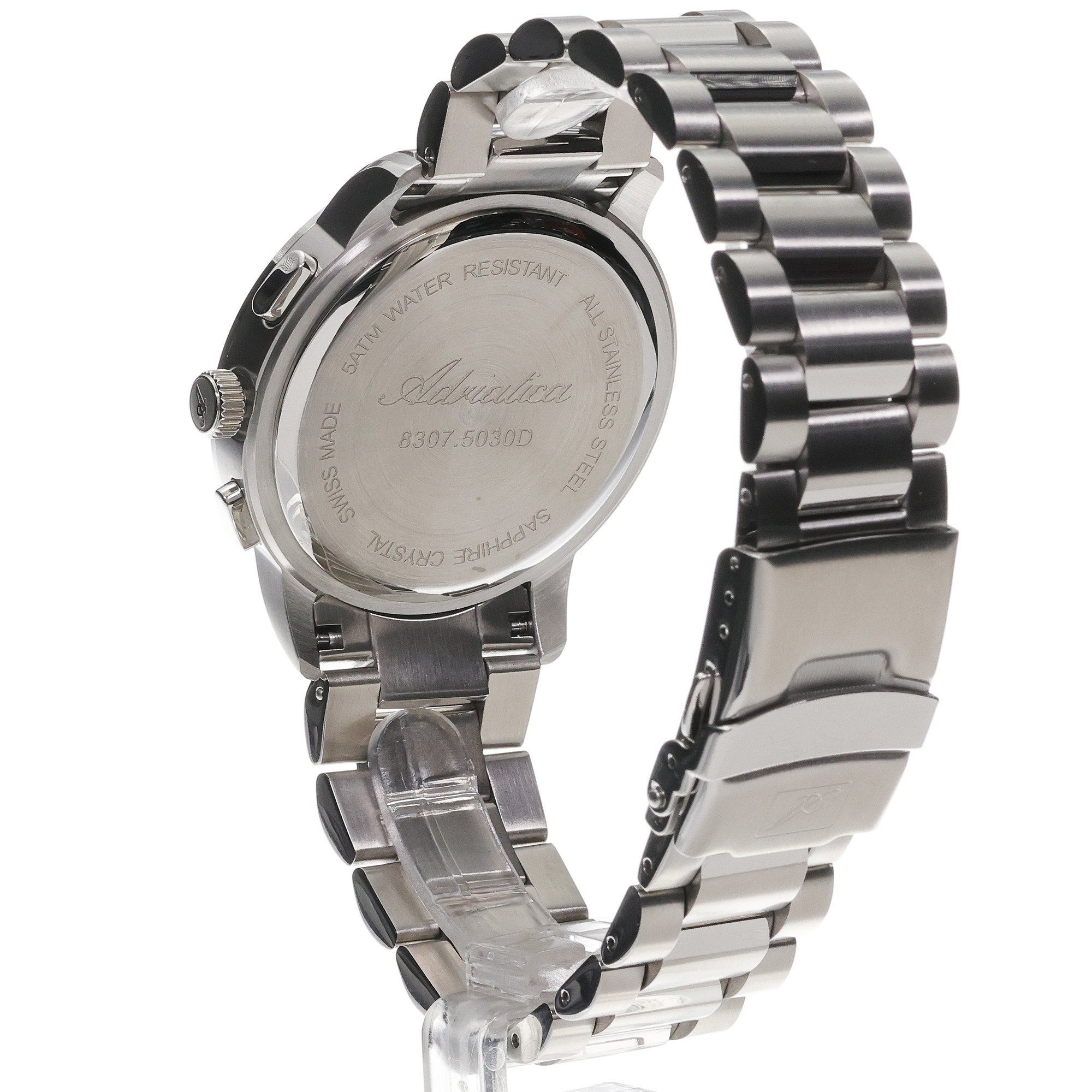 Adriatica A830751R6CH Chronograph zegarek sportowy Bransoleta - miniatura 4