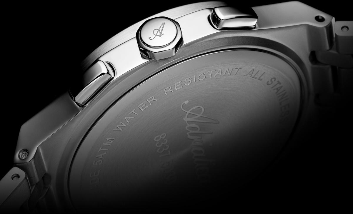 Adriatica A83375113CH Classic Chronograf Męskie zegarek srebrny