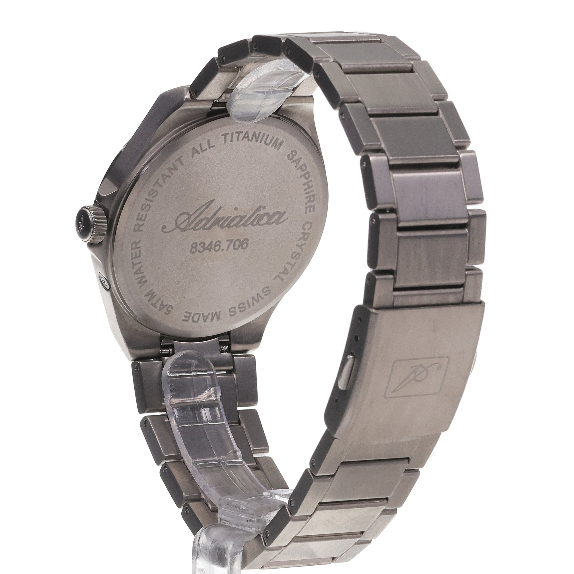 Adriatica A83464154QF Multifunction Męskie elegancki zegarek złoty - miniatura 4