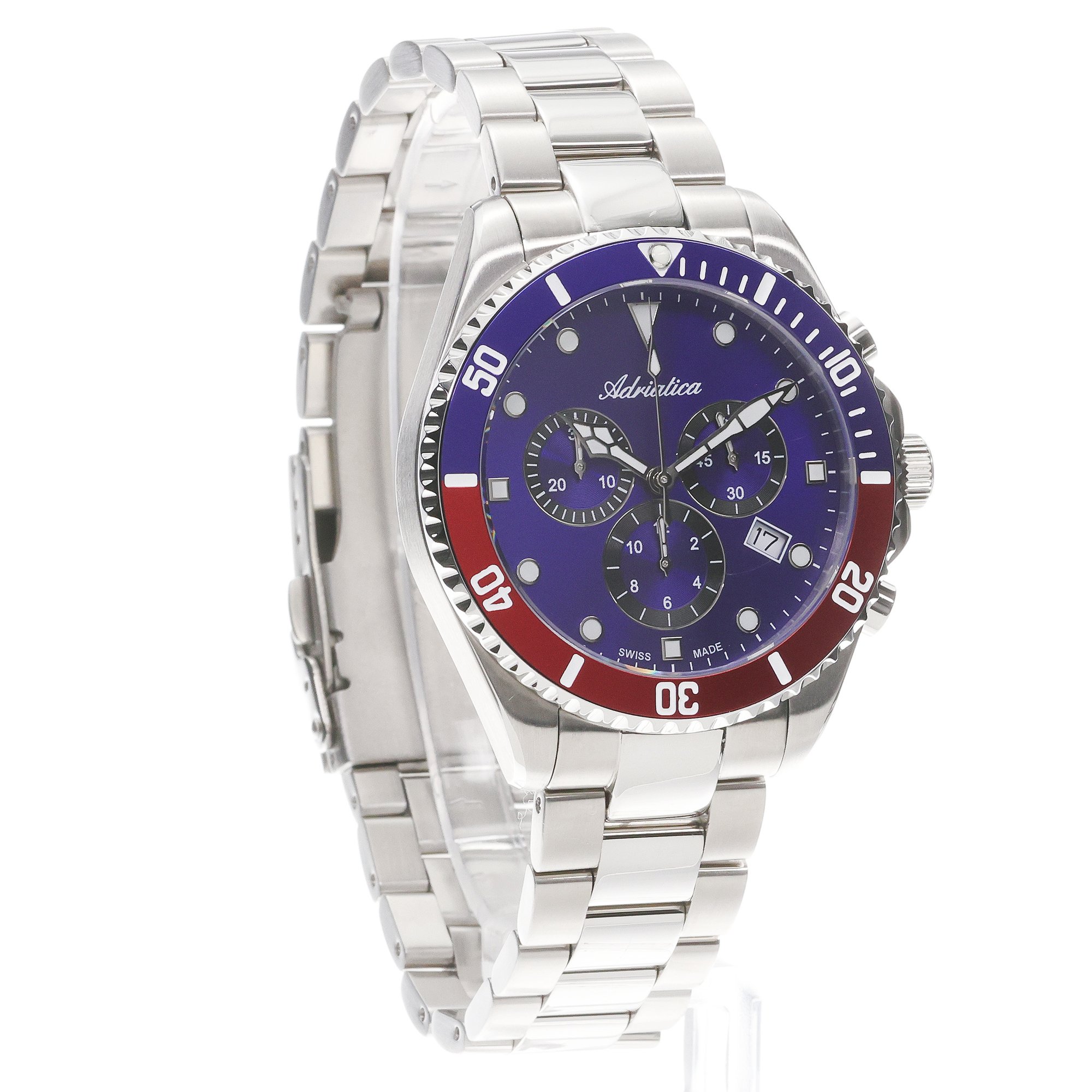 Adriatica A8347T195CHR zegarek męski sportowy Męskie bransoleta
