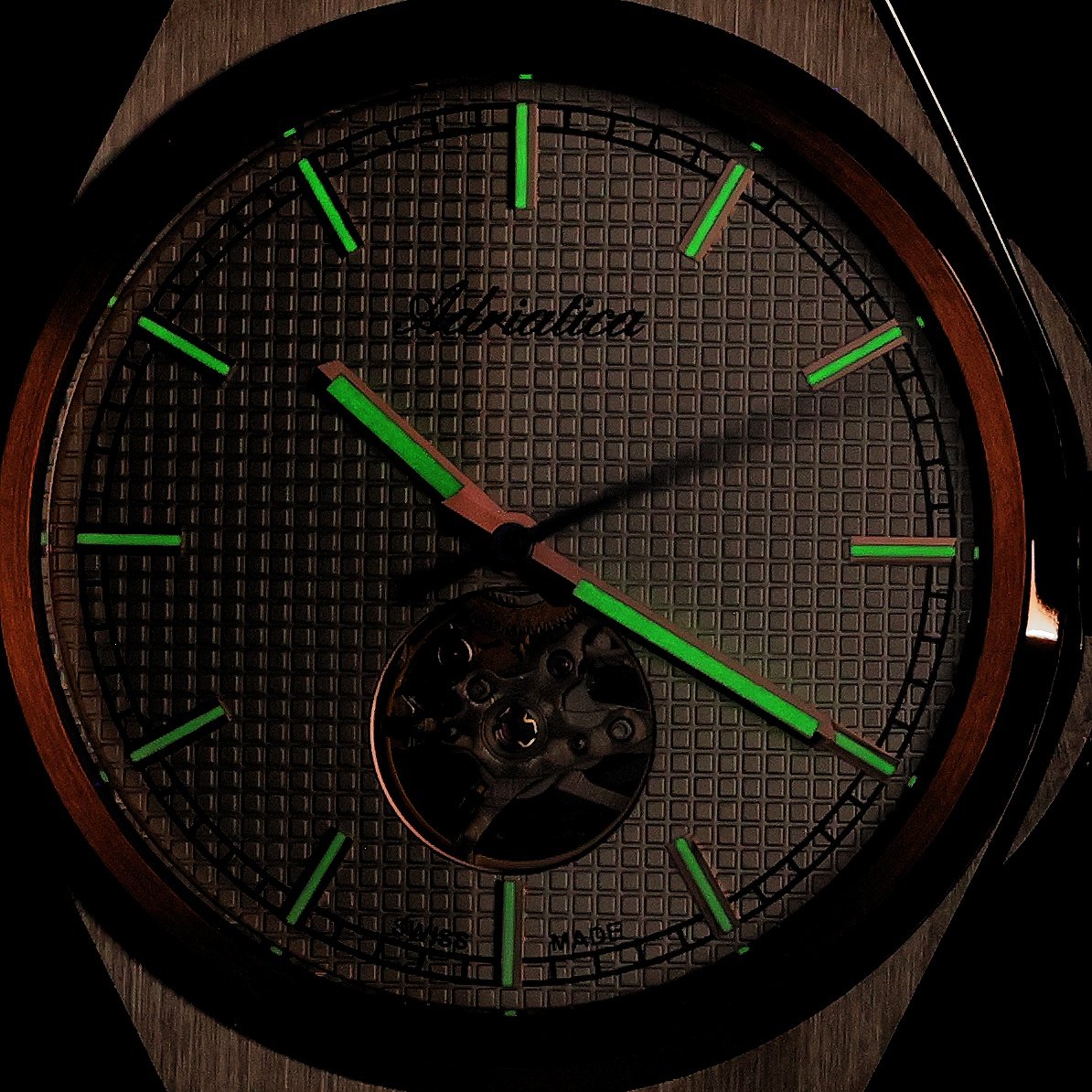 Adriatica A8348R113A zegarek srebrny klasyczny Automatic bransoleta