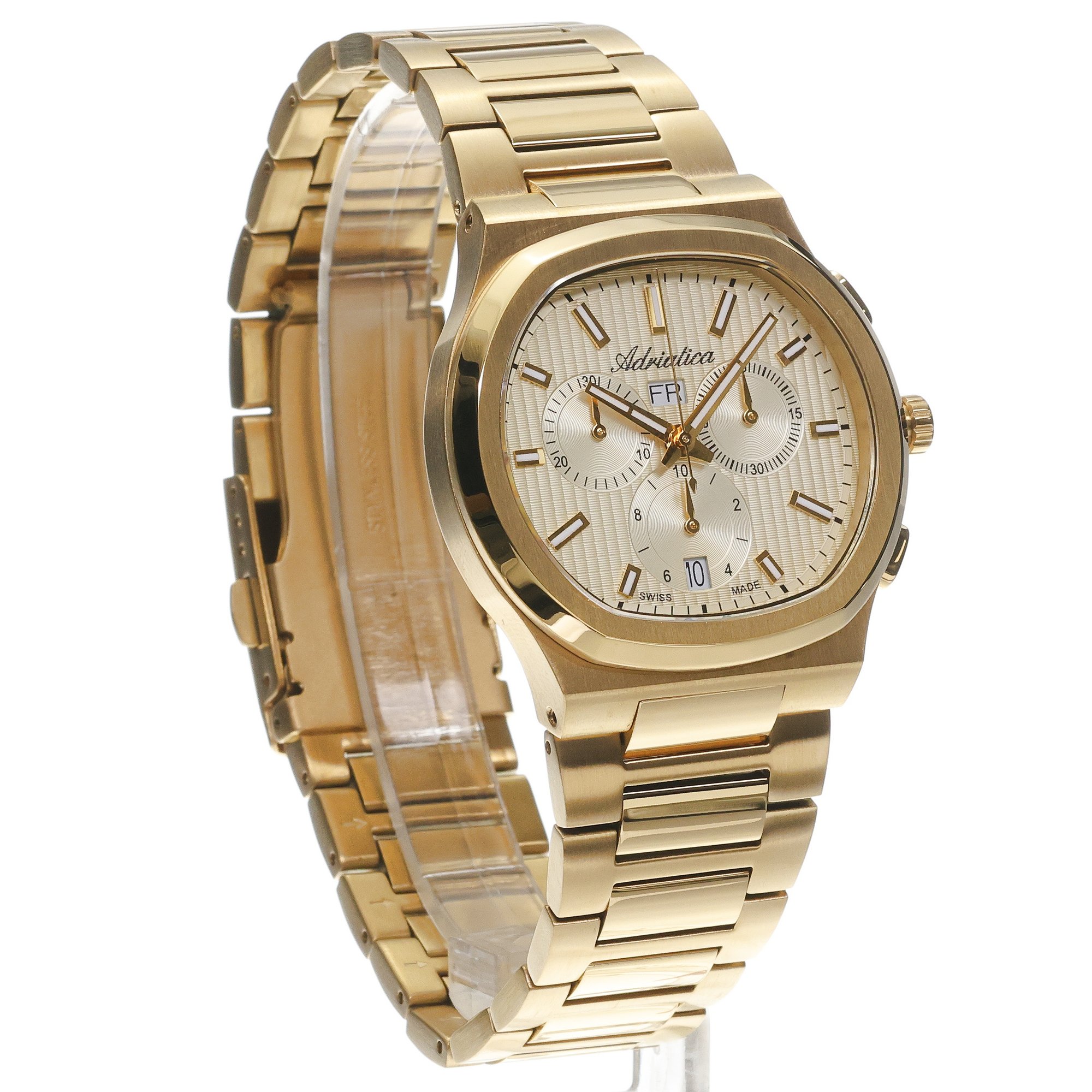 Adriatica A83491111CH Bransoleta zegarek męski elegancki szafirowe - miniatura 3