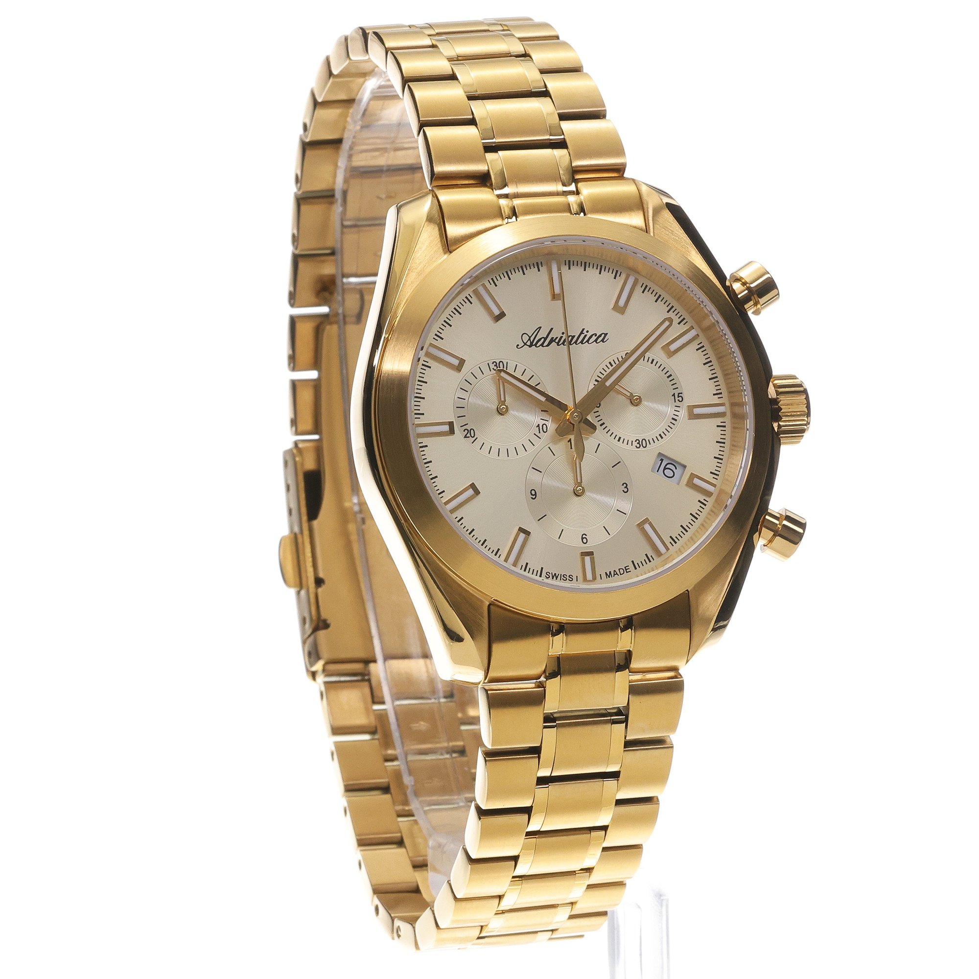 Adriatica A83501111CH Bransoleta zegarek męski elegancki szafirowe - miniatura 3