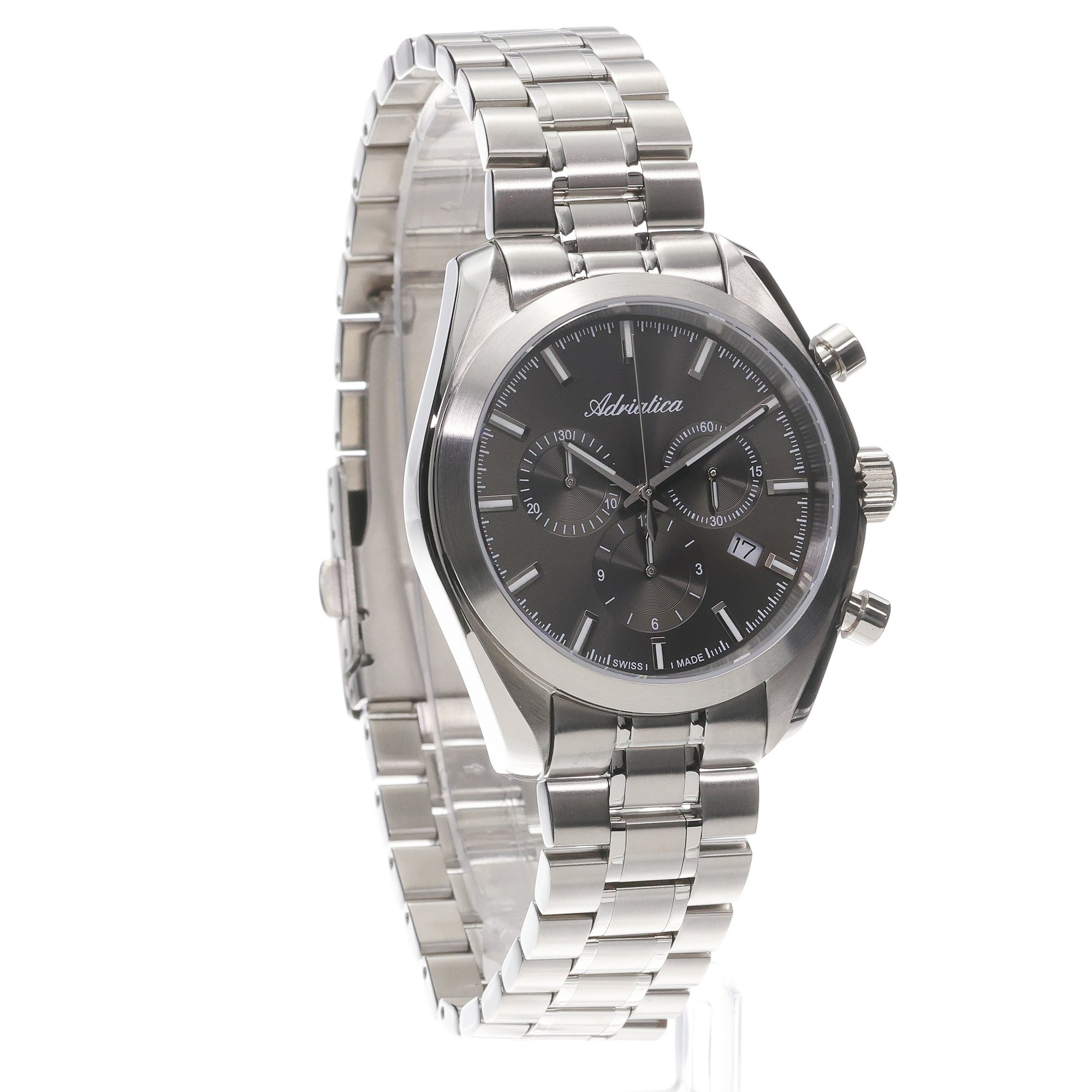 Adriatica A83505116CH Bransoleta zegarek męski elegancki szafirowe - miniatura 3