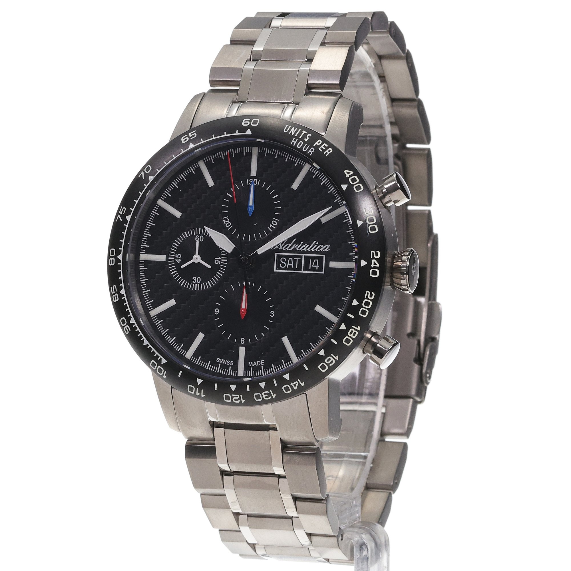 Adriatica A83834114ACH Automatic Automatic zegarek męski klasyczny szafirowe - miniatura 2
