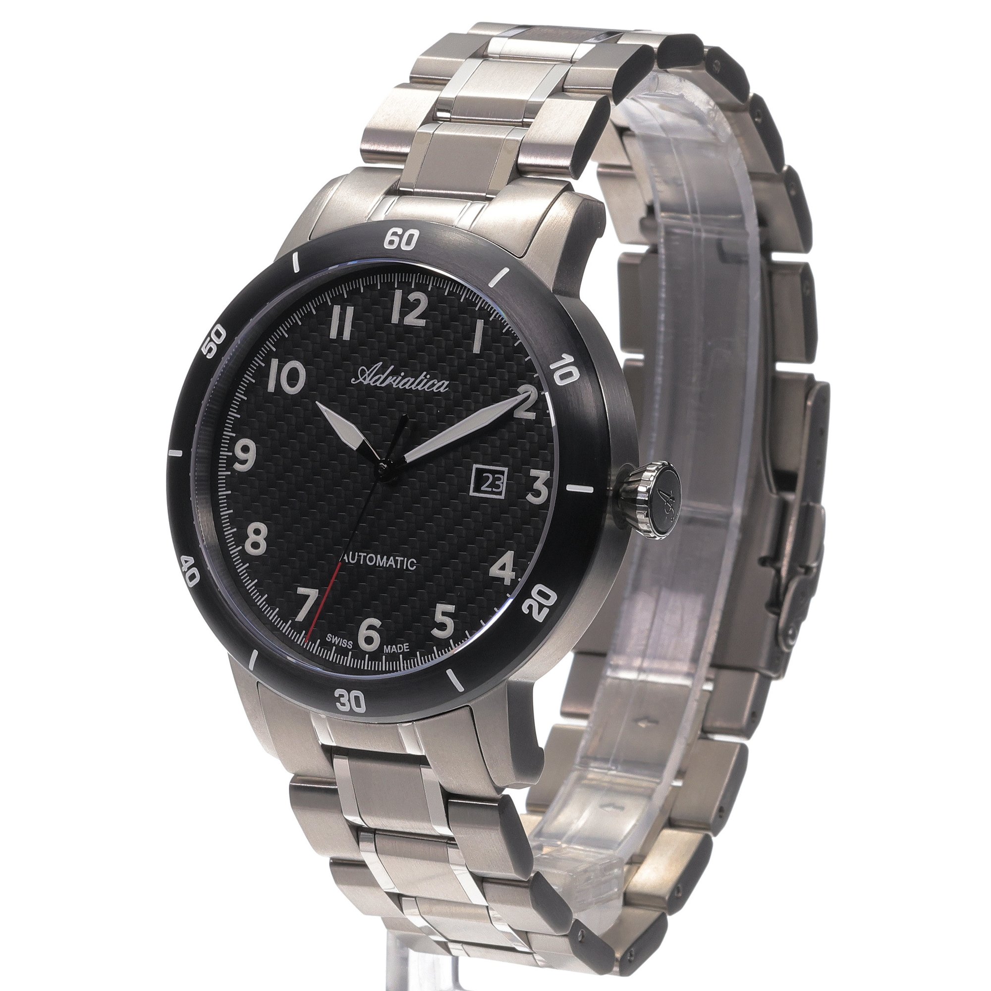 Adriatica A83834124A Automatic Classic Automatic zegarek męski klasyczny szafirowe - miniatura 2