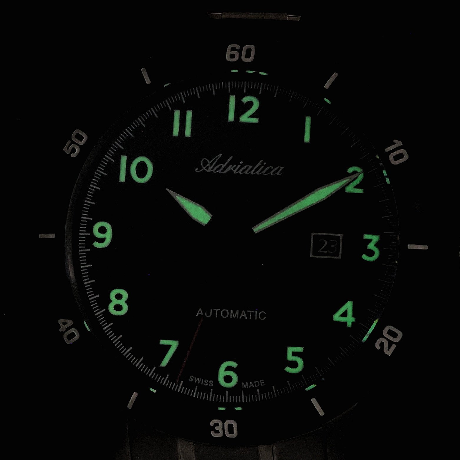 Adriatica A83834124A Classic Automatic Automatic klasyczny zegarek srebrny - miniatura 5