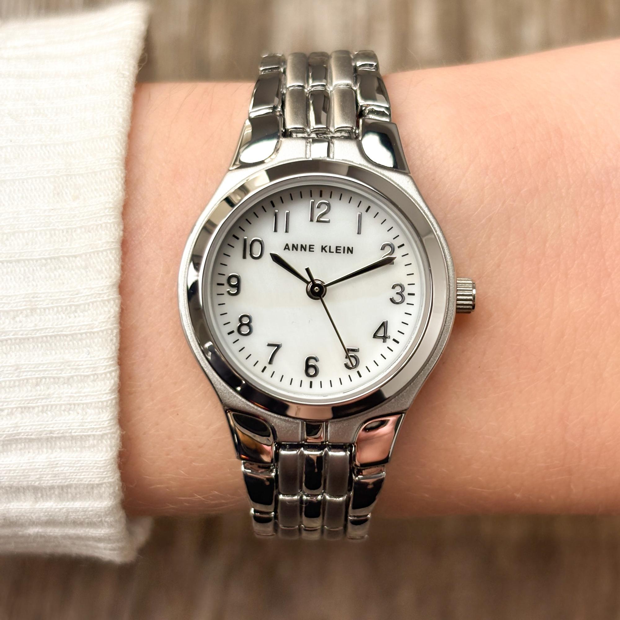 Anne Klein 10-5491MPSV Anne Klein Classic zegarek damski biżuteryjny mineralne