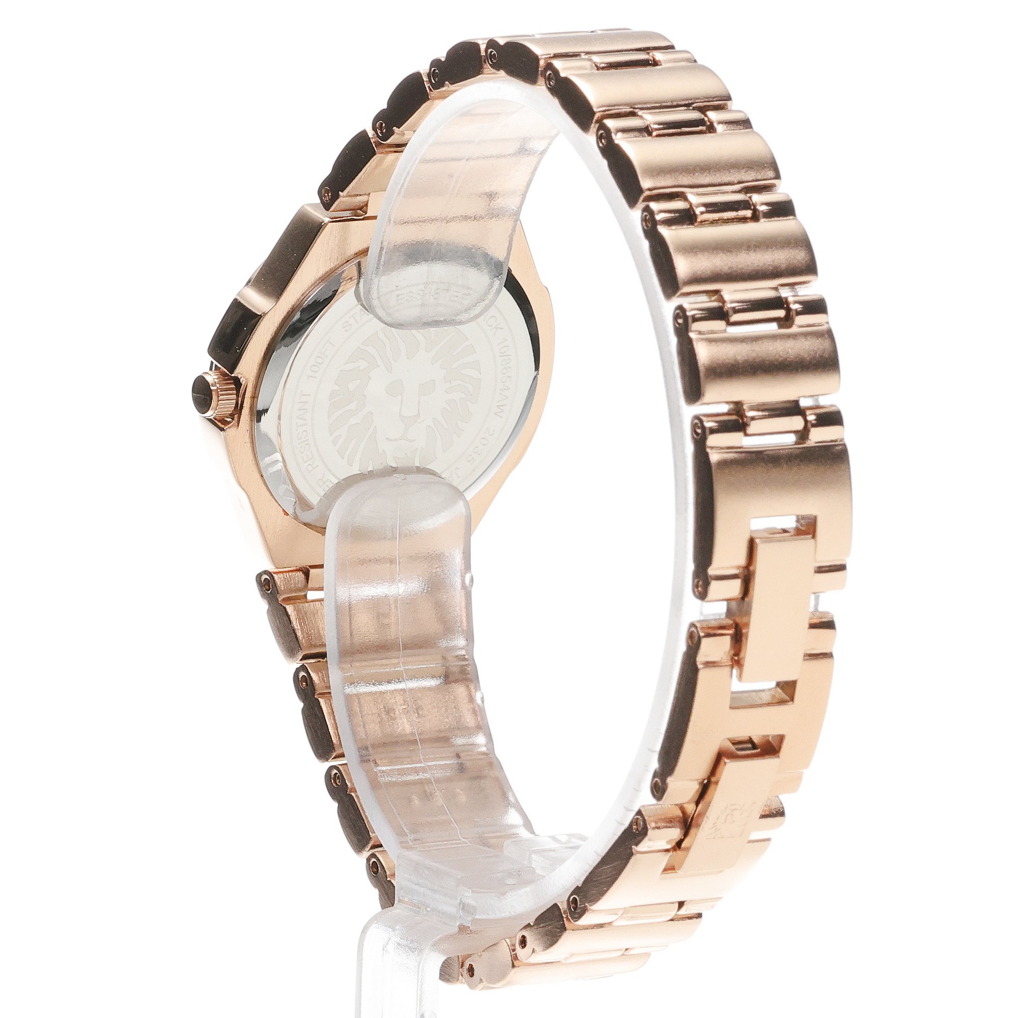 Anne Klein 10-8654SVRG zegarek różowe złoto klasyczny Anne Klein bransoleta