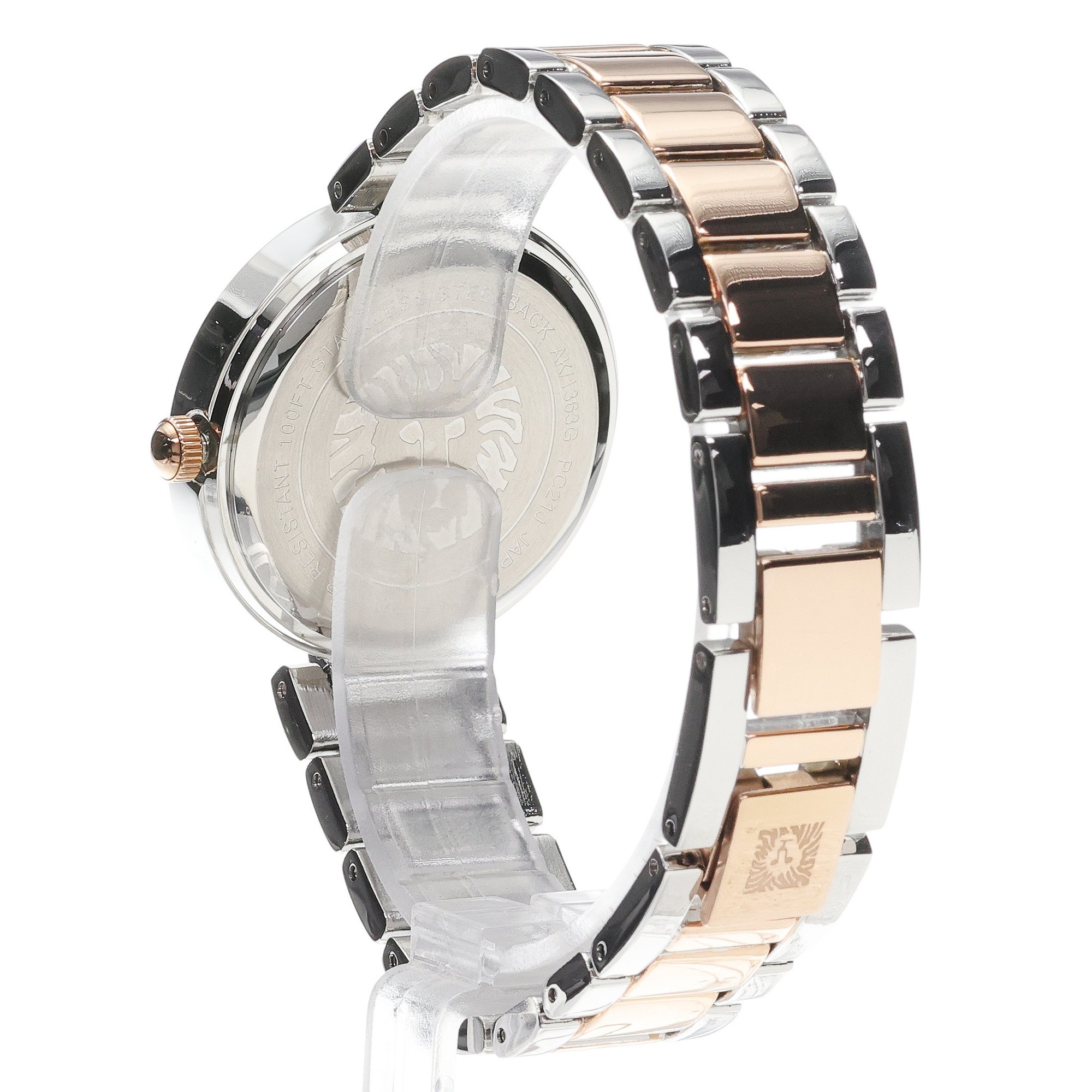 Anne Klein AK-1363BNRT zegarek srebrny fashion-modowy Bransoleta bransoleta - miniatura 4