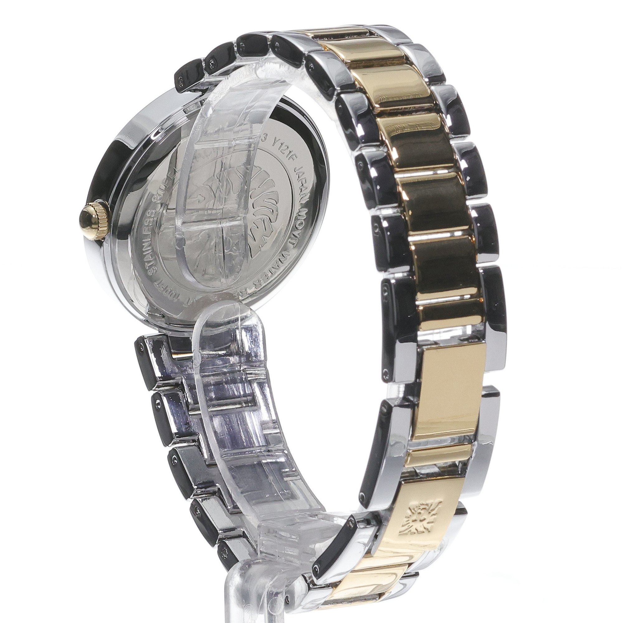 Anne Klein AK-1363NVTT zegarek srebrny fashion-modowy Bransoleta bransoleta - miniatura 4