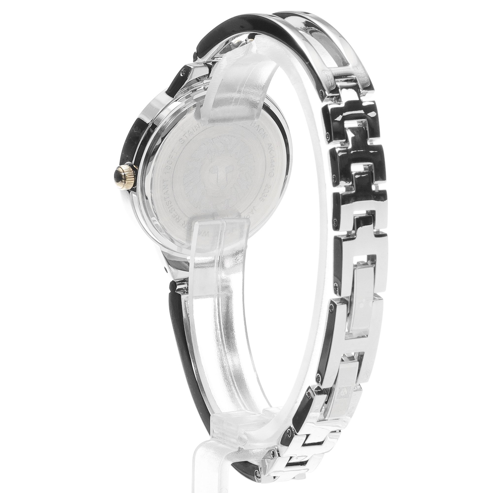 Anne Klein AK-1441SVTT Bransoleta fashion-modowy zegarek srebrny