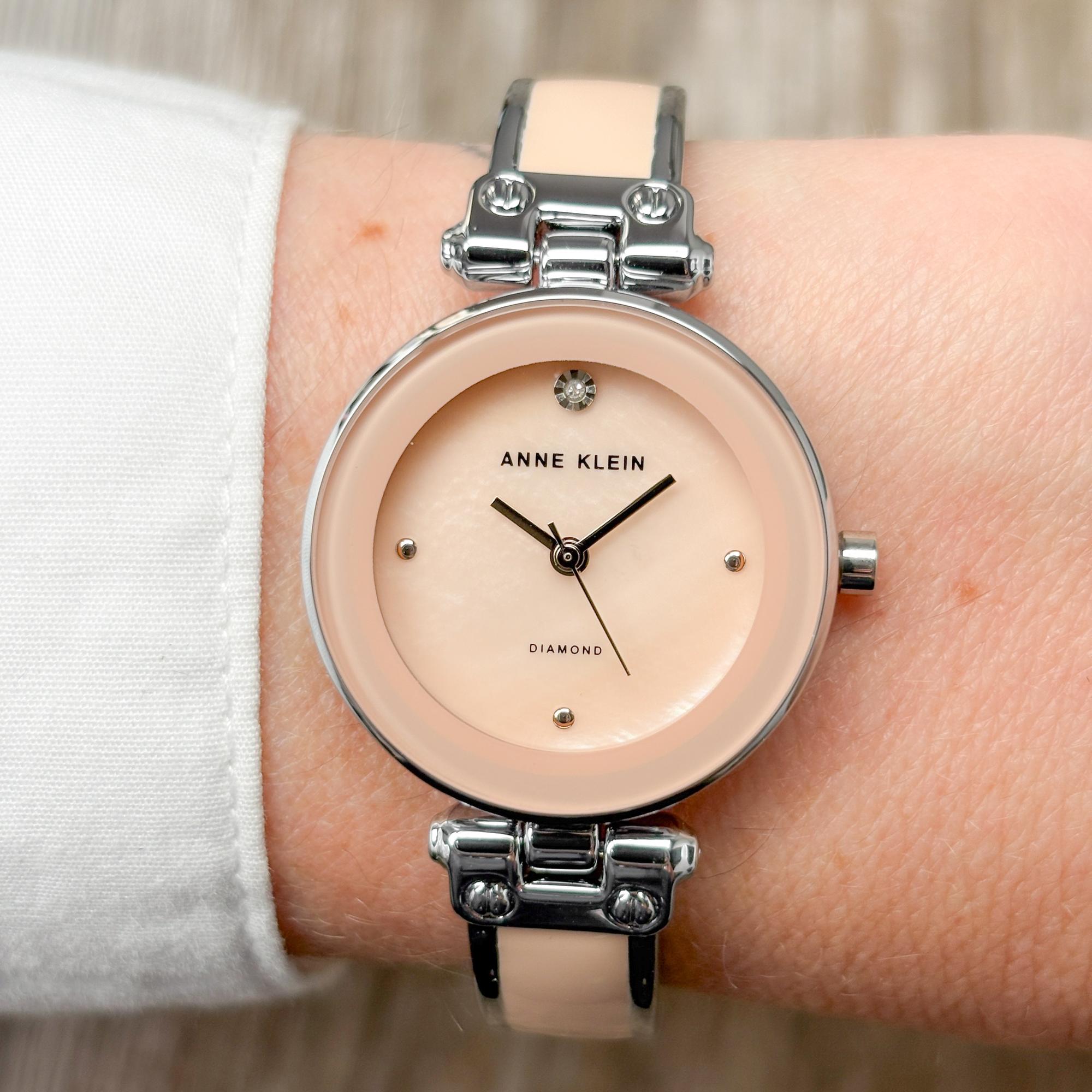 Anne Klein AK-1981BHSV zegarek srebrny fashion-modowy Bransoleta bransoleta - miniatura 5