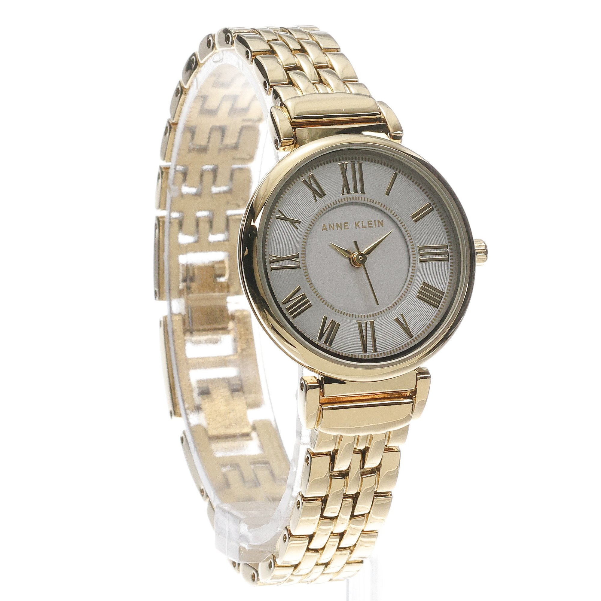 Anne Klein AK-2158GYGB zegarek złoty klasyczny Bransoleta bransoleta