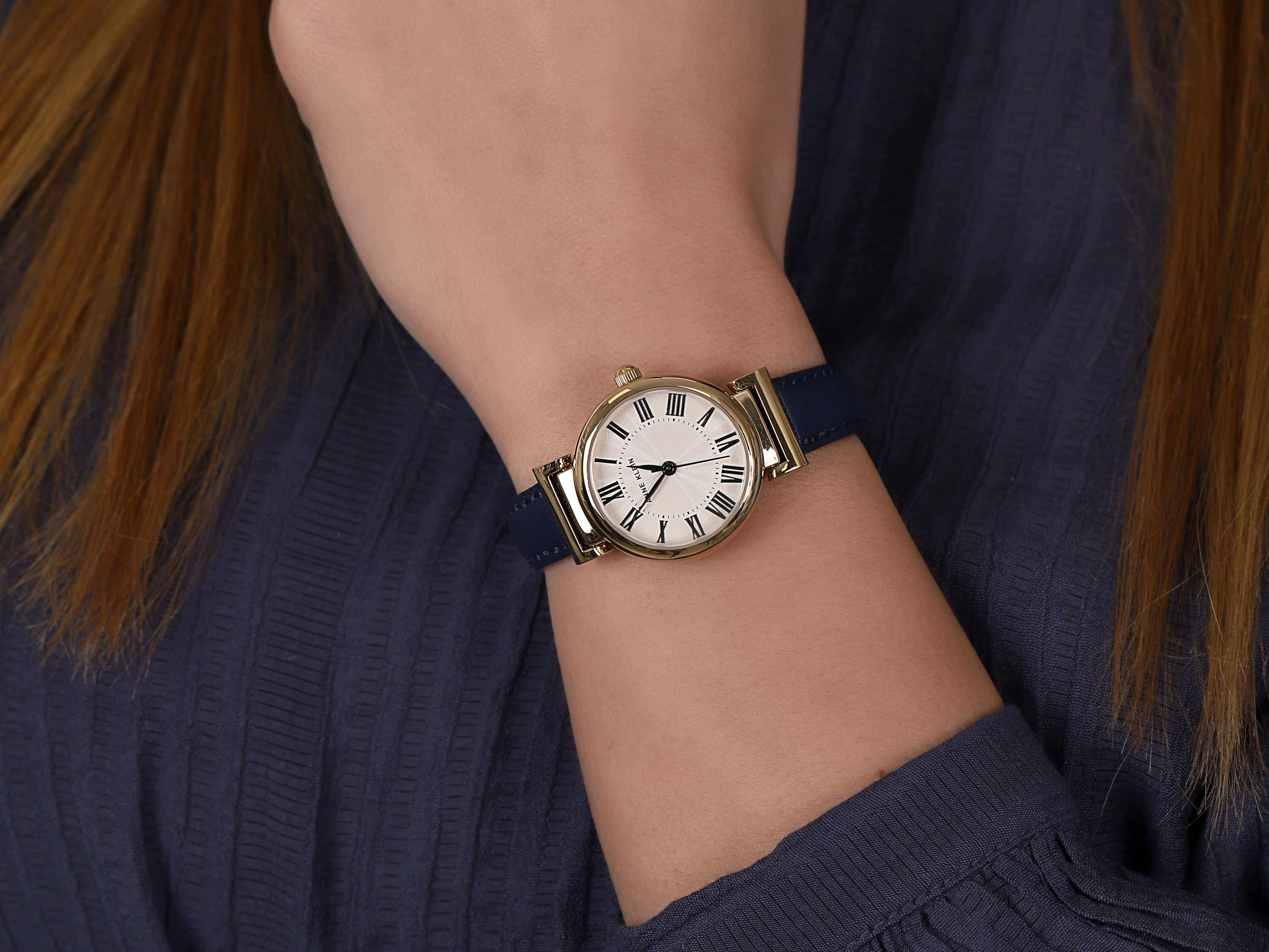 Anne Klein AK-2246CRNV damski zegarek Pasek pasek