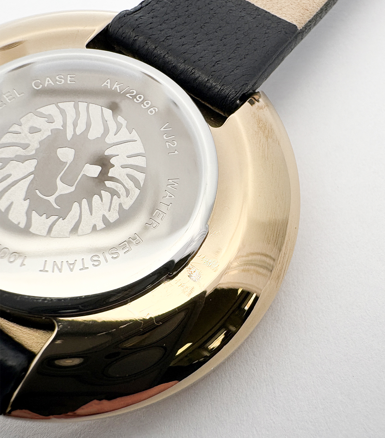 Anne Klein AK-2996CHBK-POWYSTAWOWY zegarek damski Pasek