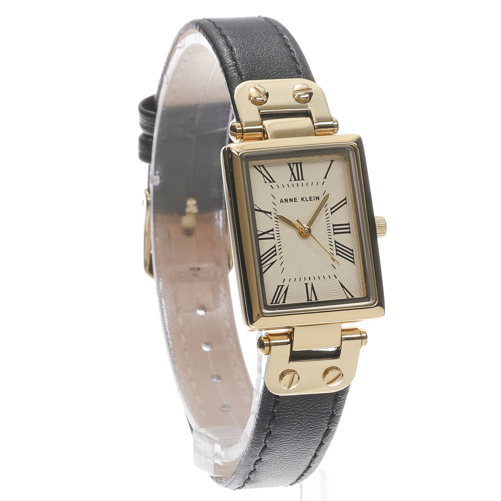 Anne Klein AK-3752CRBK zegarek klasyczny Pasek