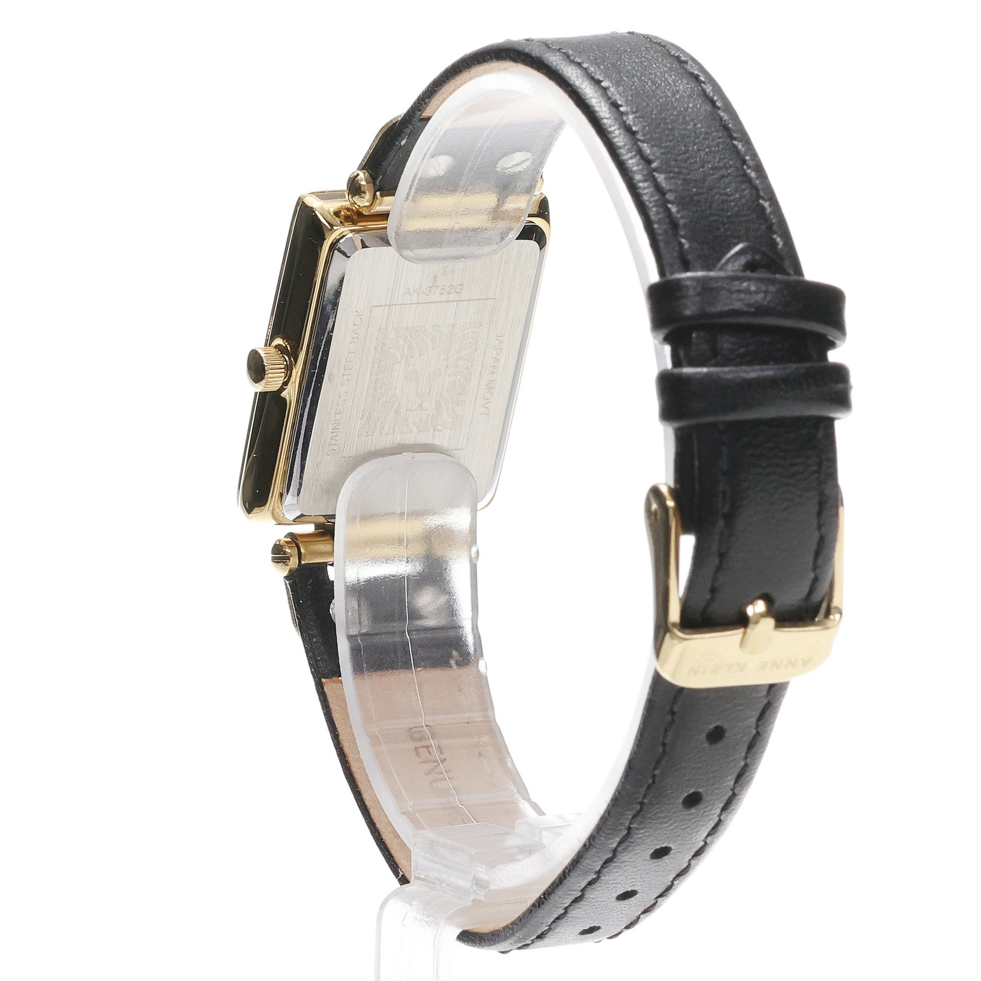 Anne Klein AK-3752CRBK zegarek złoty klasyczny Pasek pasek