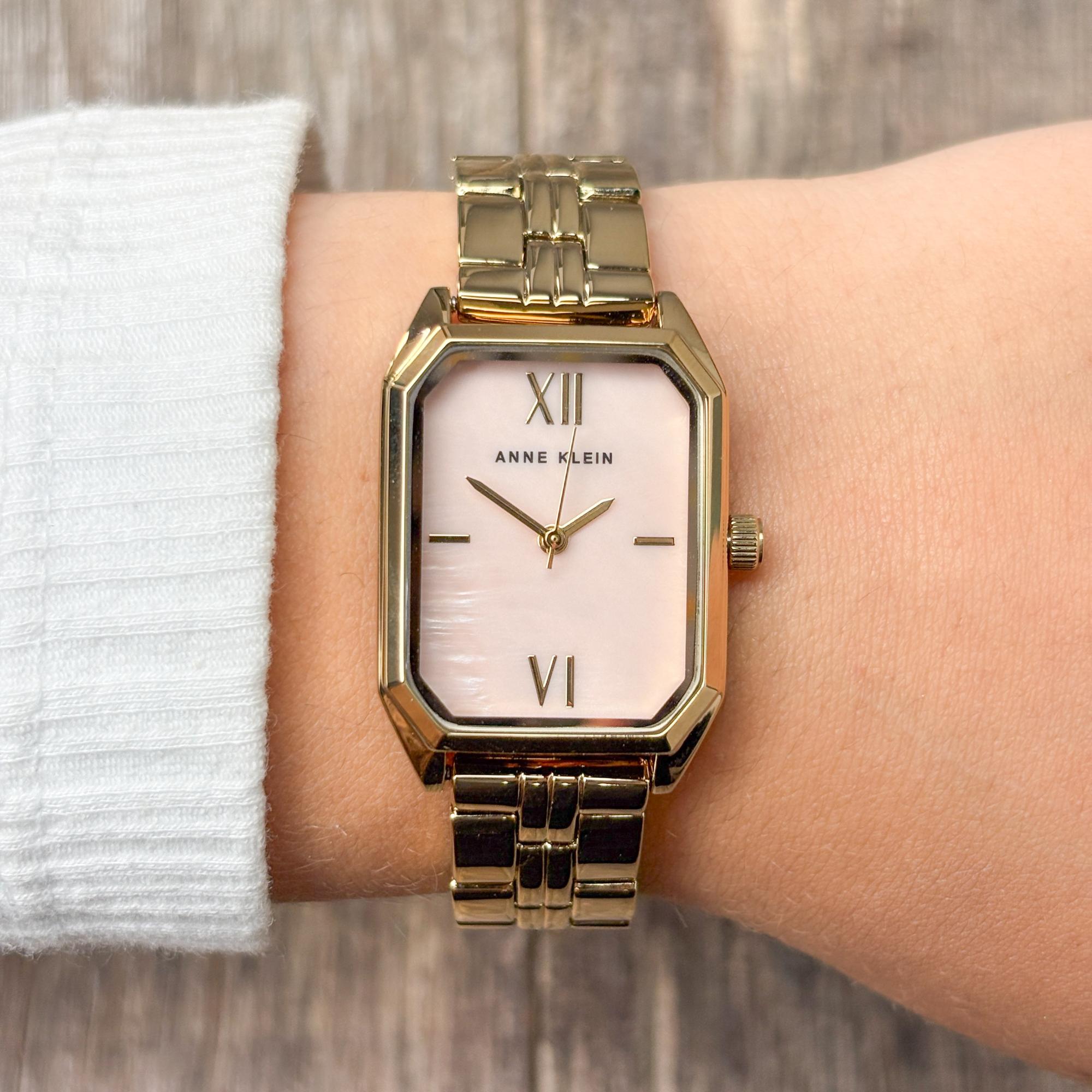 Anne Klein AK-3774BHGB zegarek złoty klasyczny Bransoleta bransoleta