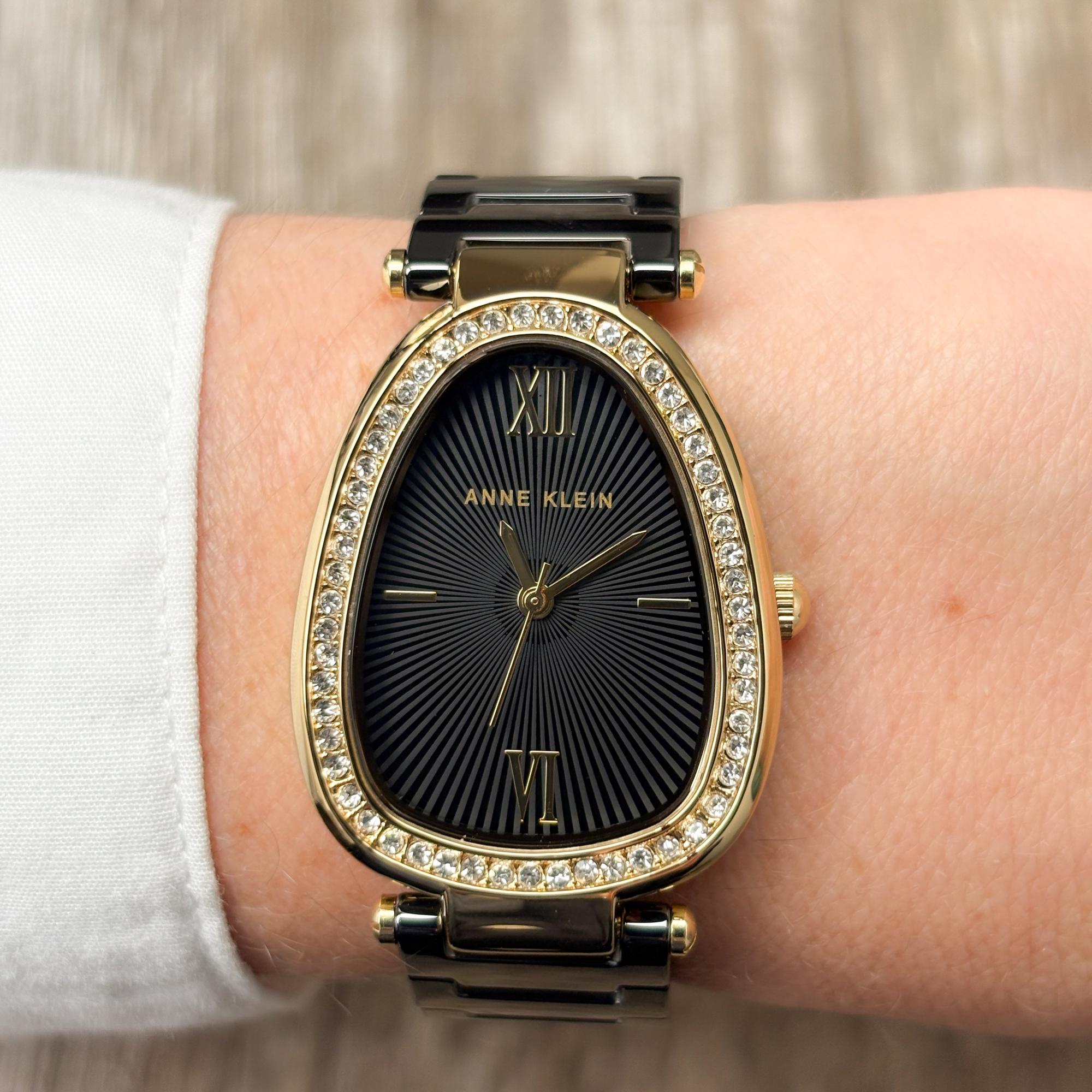 Anne Klein AK-5012GPBK Estate Ceramic Bracelet zegarek fashion-modowy Bransoleta - miniatura 4