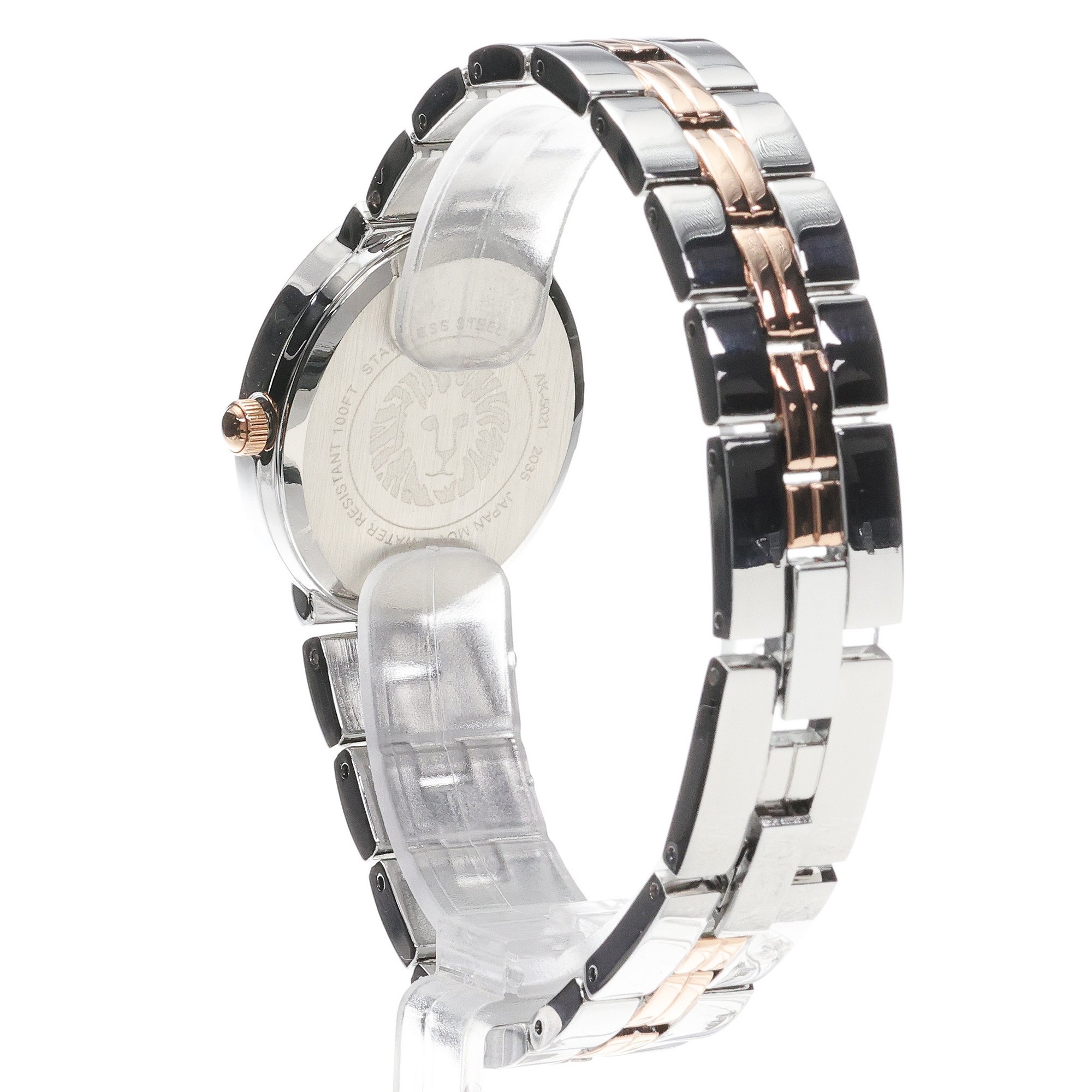 Anne Klein AK-5021SVRT zegarek srebrny klasyczny Bransoleta bransoleta
