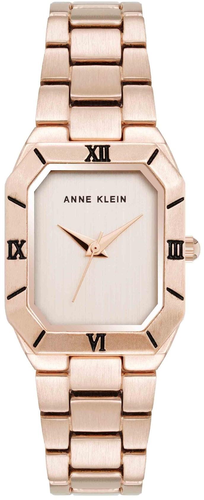 Roman Numeral Bezel Watch Anne Klein AK-5038RGRG 