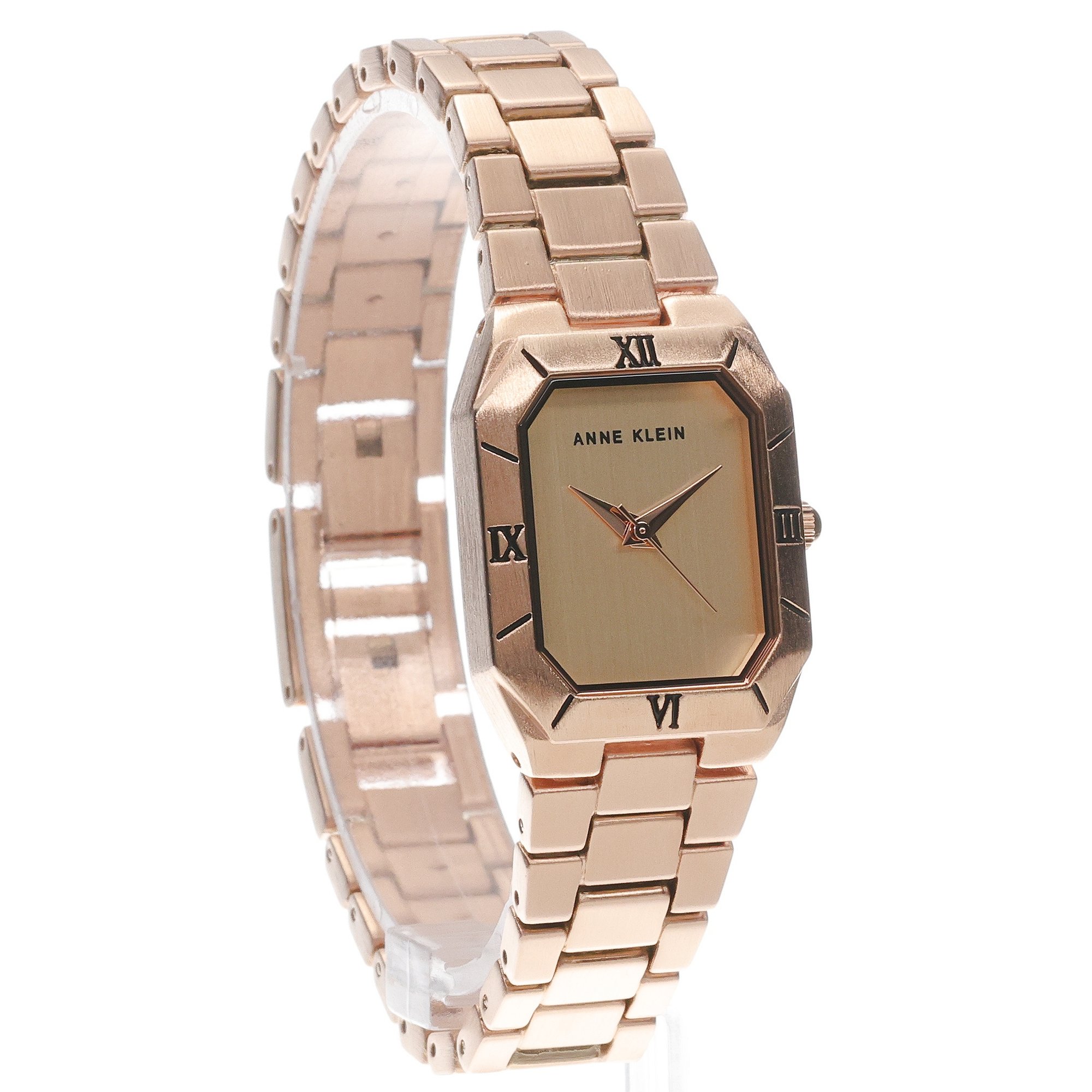 Anne Klein AK-5038RGRG Roman Numeral Bezel Watch zegarek fashion-modowy Bransoleta - miniatura 3