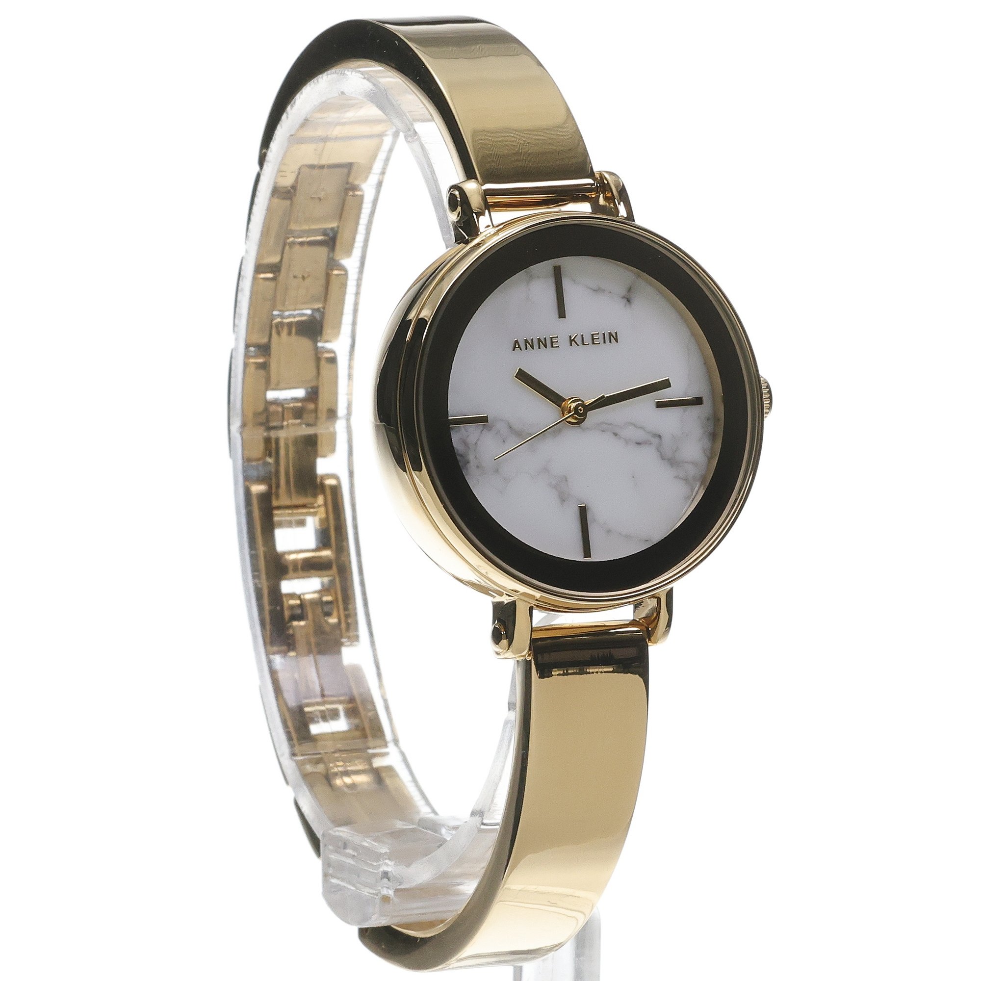 Anne Klein AK-5116HLST Round Gemstone Bangle Watch Set zegarek fashion-modowy Bransoleta - miniatura 3