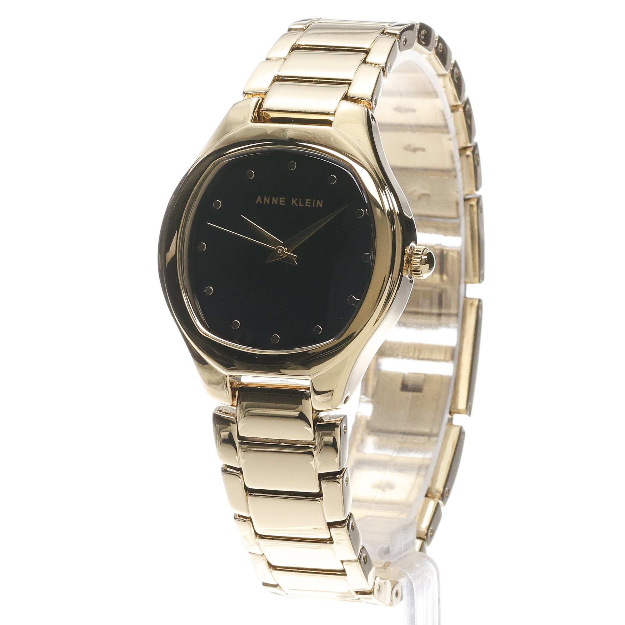 Anne Klein AK-5132BKGB Everyday Cushion Metal Bracelet Watch zegarek klasyczny Bransoleta - miniatura 2