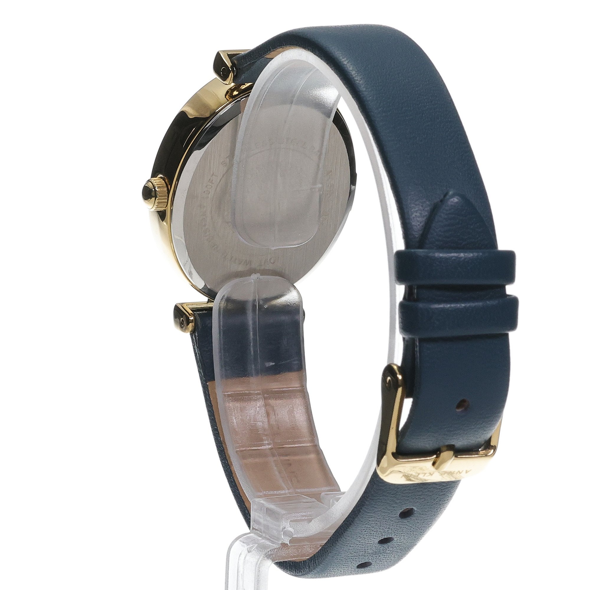 Anne Klein AK-5154SVBL zegarek złoty elegancki Pasek pasek - miniatura 4