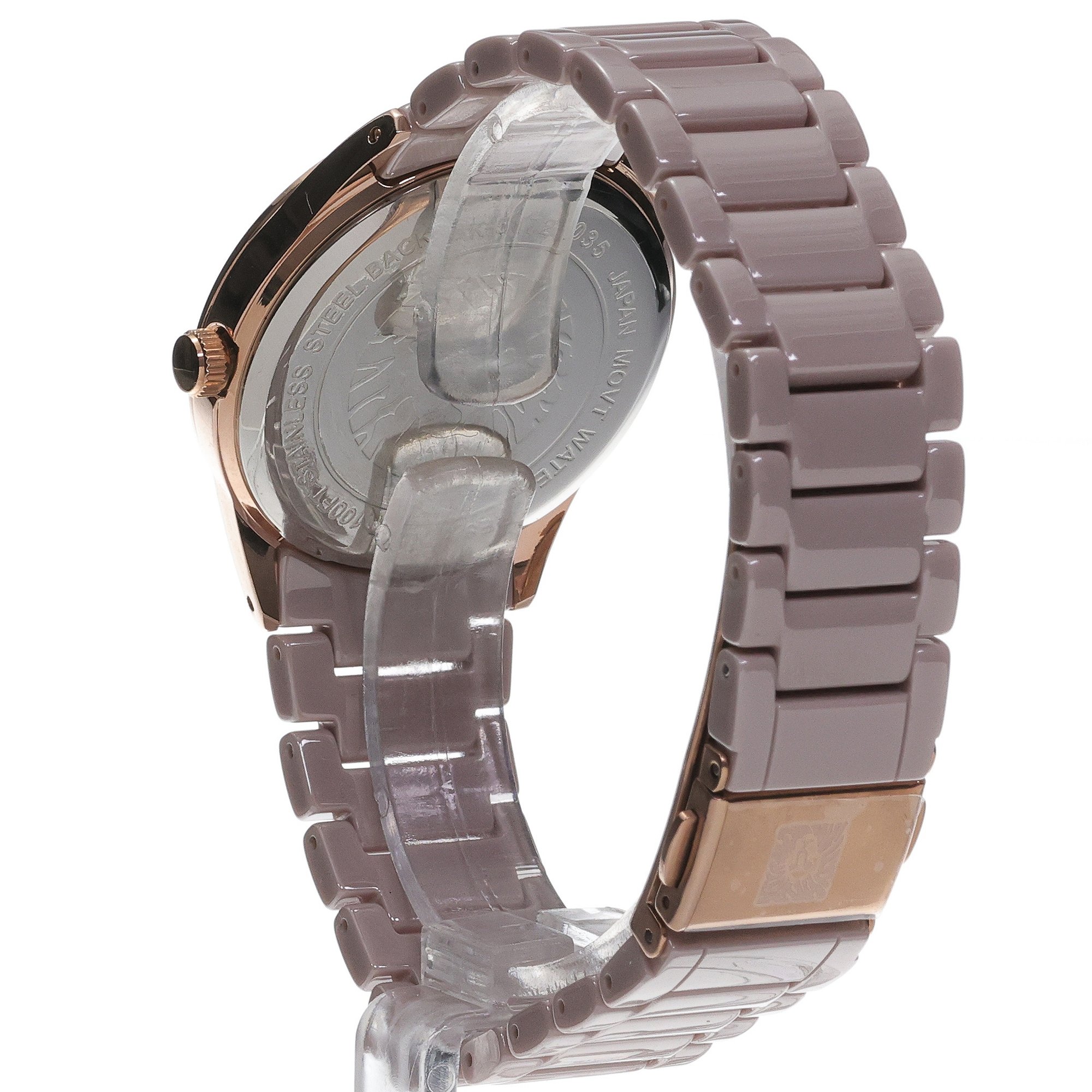 Anne Klein AK-5172RGTP zegarek różowe złoto biżuteryjny Bransoleta bransoleta
