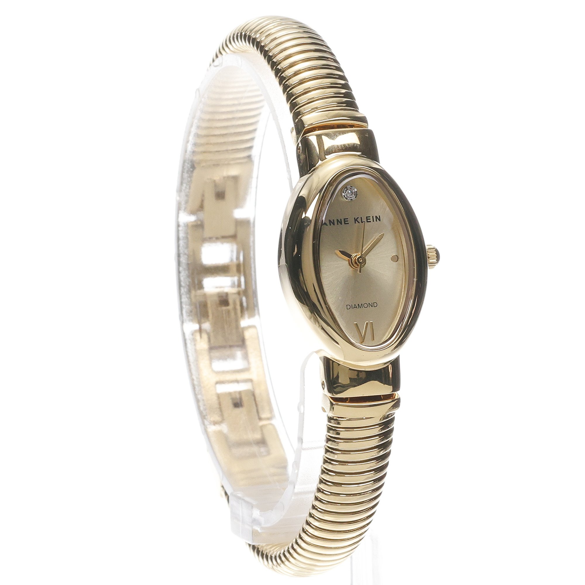 Anne Klein AK-5178GPST Contemporary Oval Case Watch Set zegarek fashion-modowy Bransoleta - miniatura 3