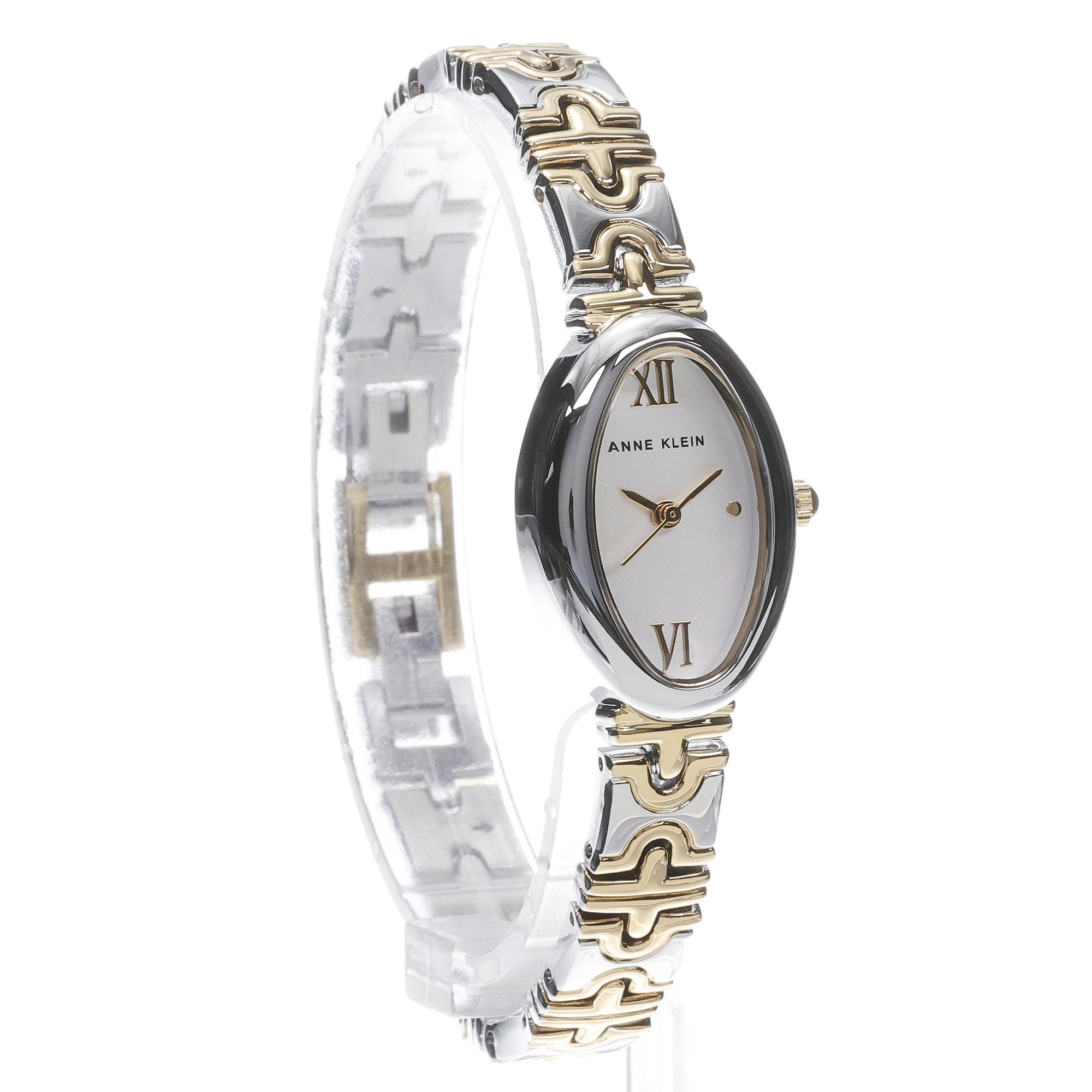 Anne Klein AK-5227SVTT Enduring Oval Bracelet Watch zegarek biżuteryjny Bransoleta
